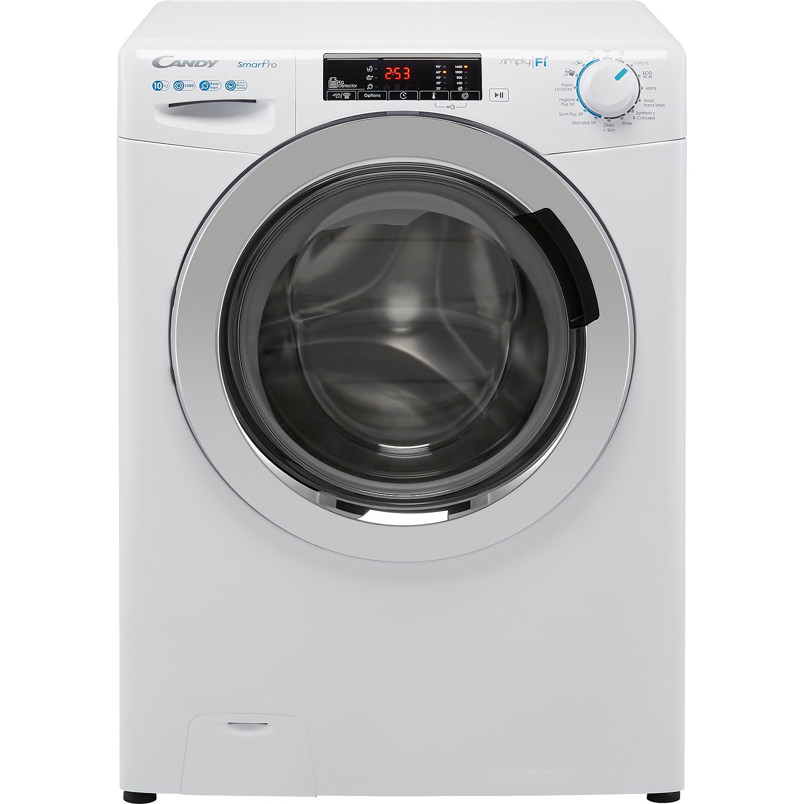 Candy Smart Pro CSO14103TWCE Wifi Connected 10Kg Washing Machine with 1400 rpm - White
