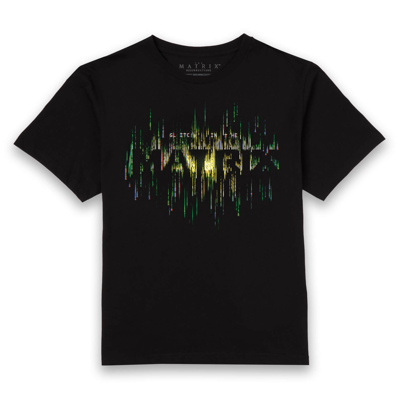 

Matrix Glitch In The Matrix Unisex T-Shirt - Black - L - Nero