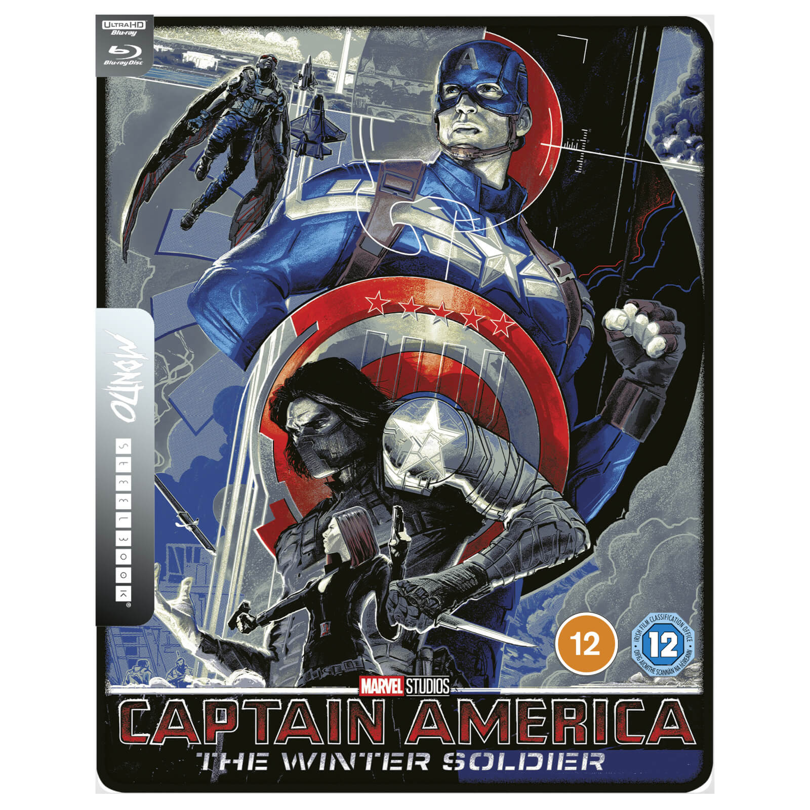 Marvel Studio's Captain America: The Winter Soldier - Mondo #50 Zavvi Exclusive 4K Ultra HD Steelbook (Includes Blu-ray)