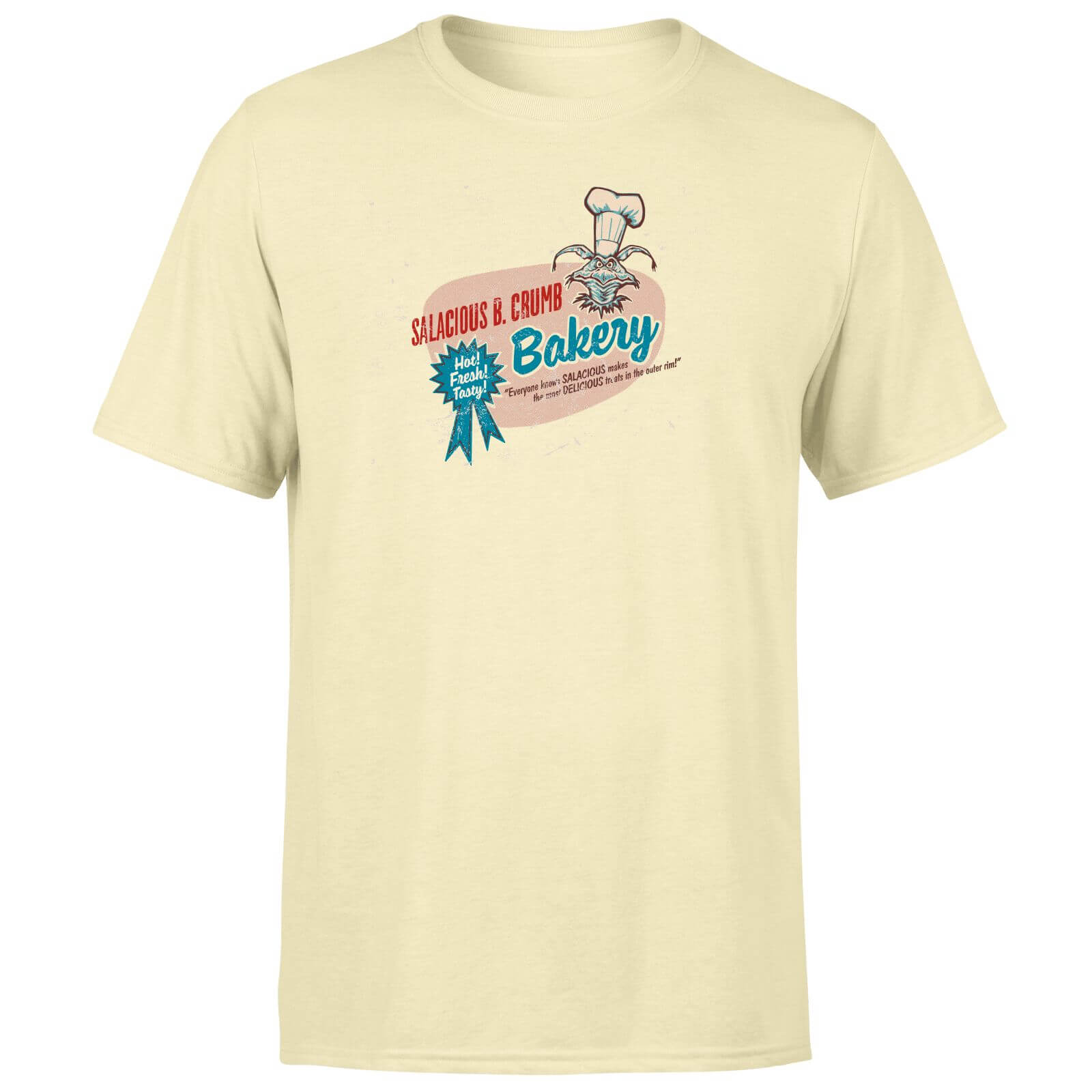 Star Wars Slacious B. Crum Bakery Unisex T-Shirt - Cream - S - Cream