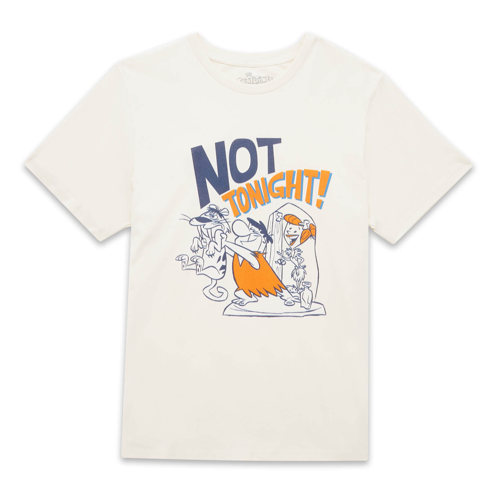 The Flintstones Not Tonight Unisex T-Shirt - Cream - XXL