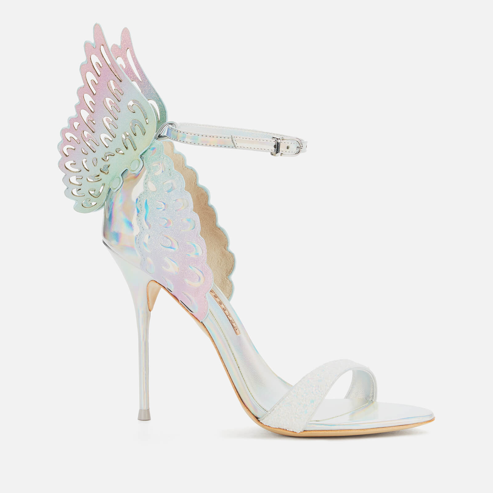 Sophia Webster Women's Evangeline Heeled Sandals - Holographic/Multi Glitter - UK 3