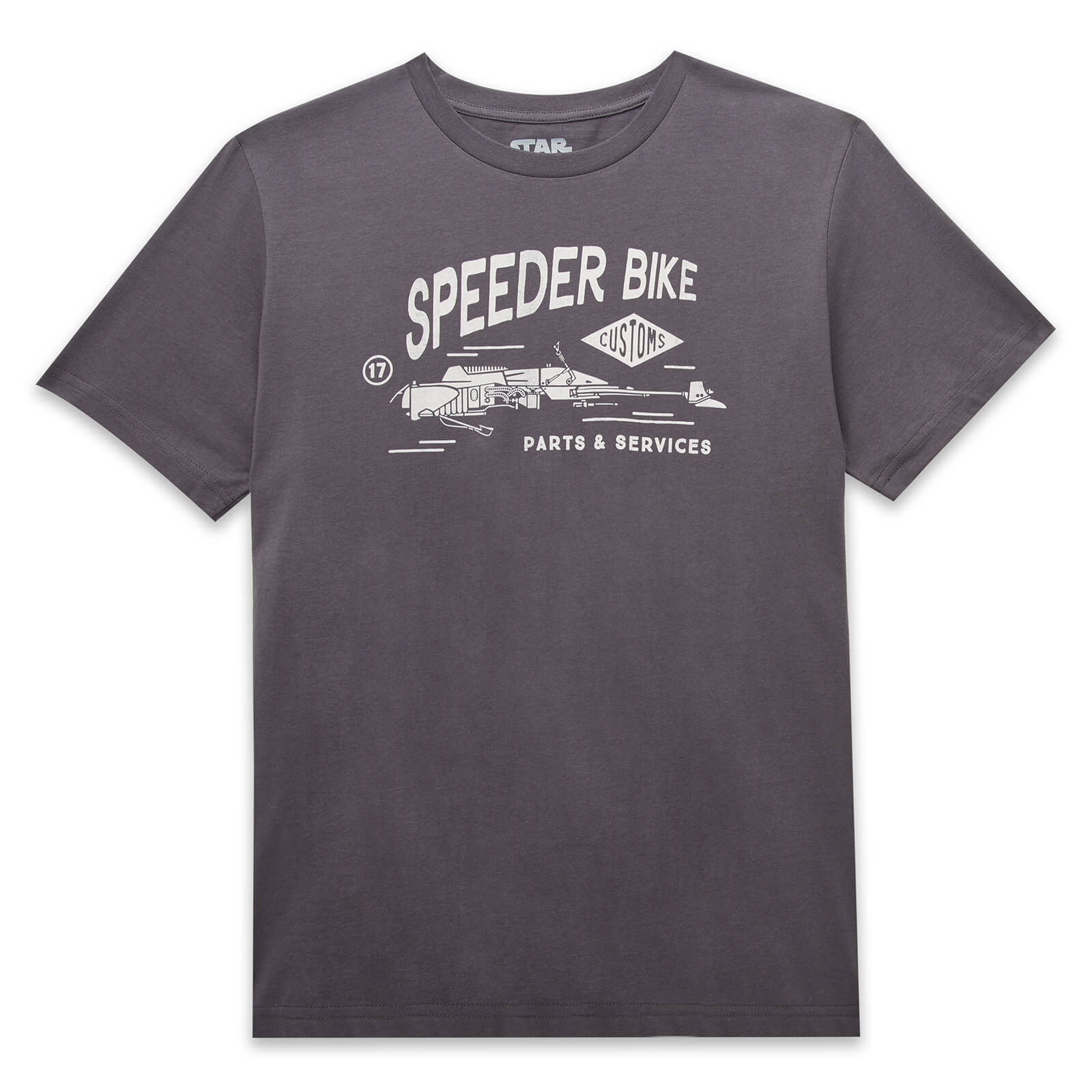 Star Wars Speeder Bike Unisex T-Shirt - Charcoal - M - Charcoal