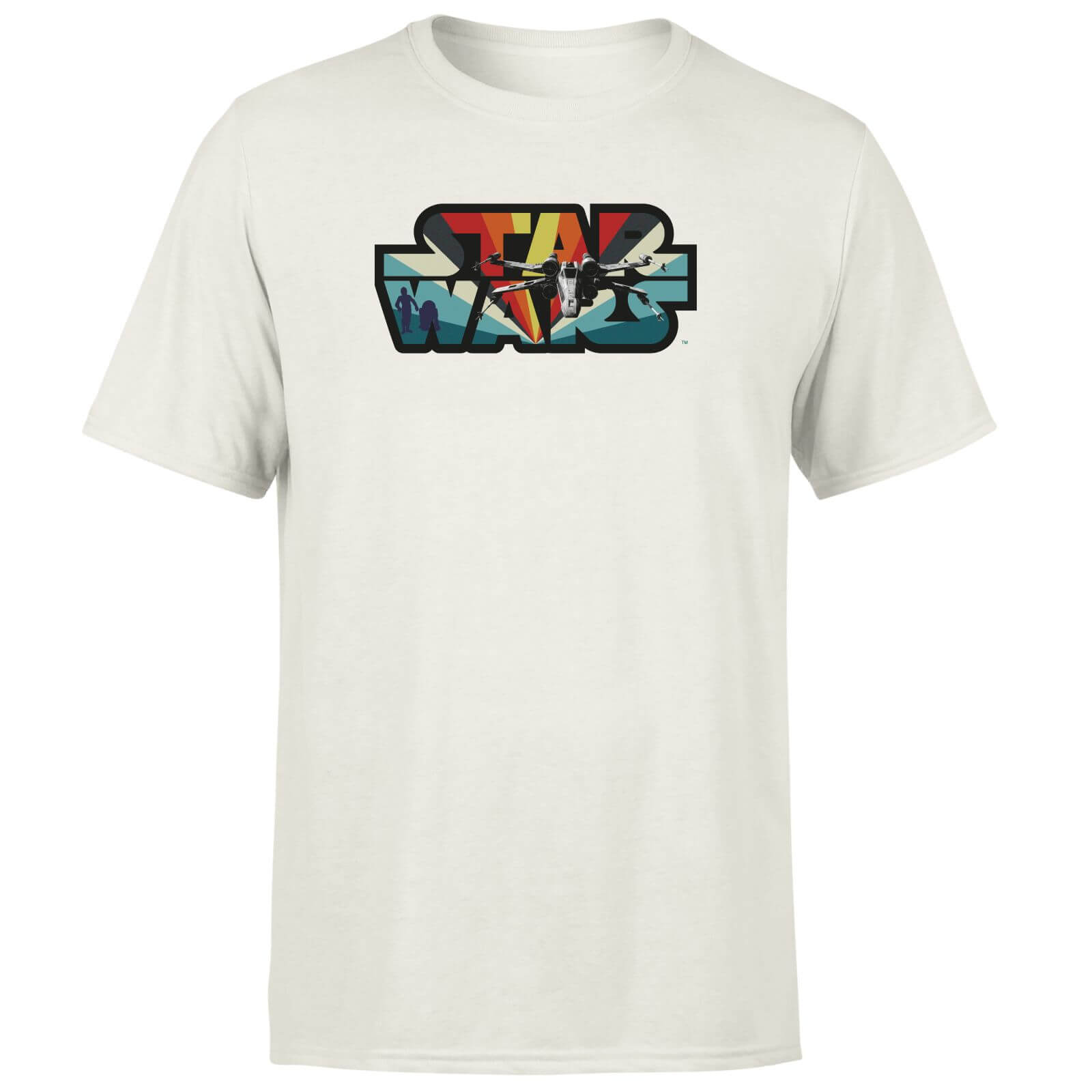 Star Wars Logo Unisex T-Shirt - Cream - XL - Cream