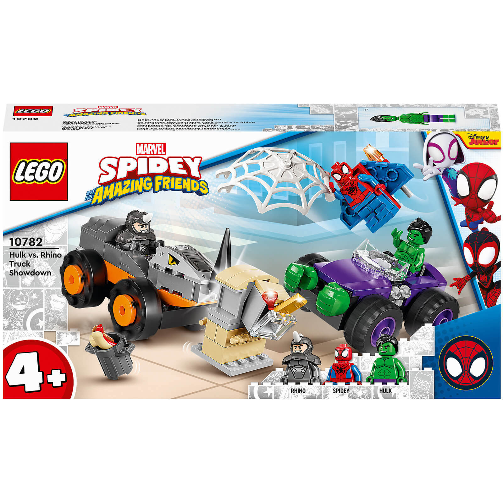 Image of 10782 LEGO® MARVEL SUPER HEROES Hulks and Rhinos Truck Duel