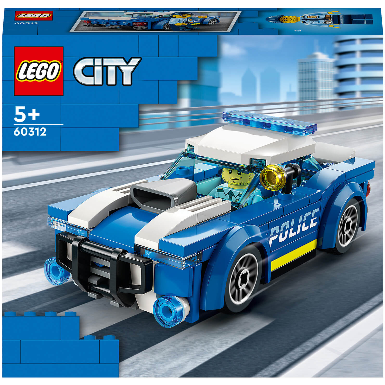 LEGO City: Police Car Toy for Kids 5+ Years Old (60312)