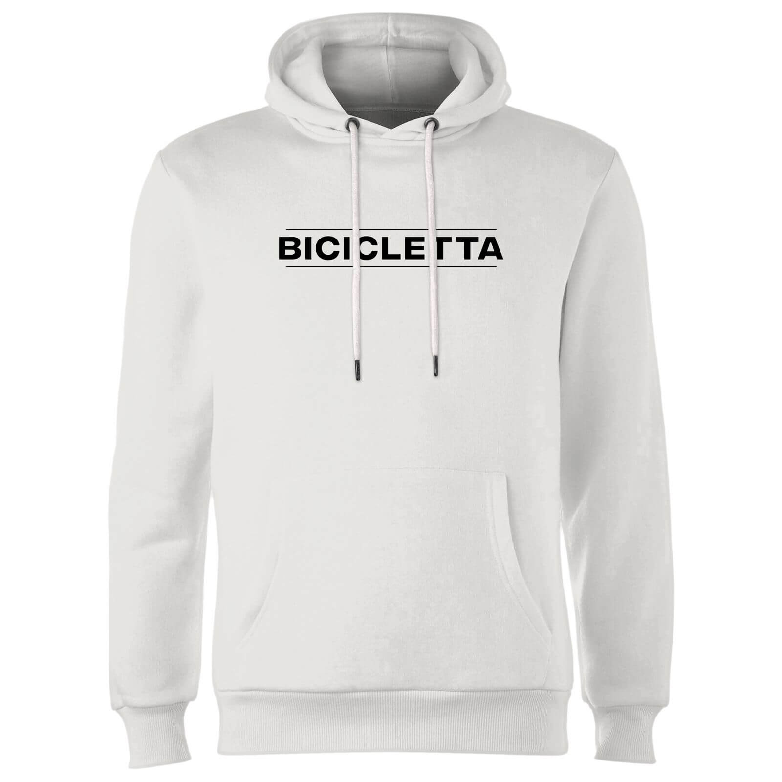 Bicicletta Hoodie - White - S - Weiß