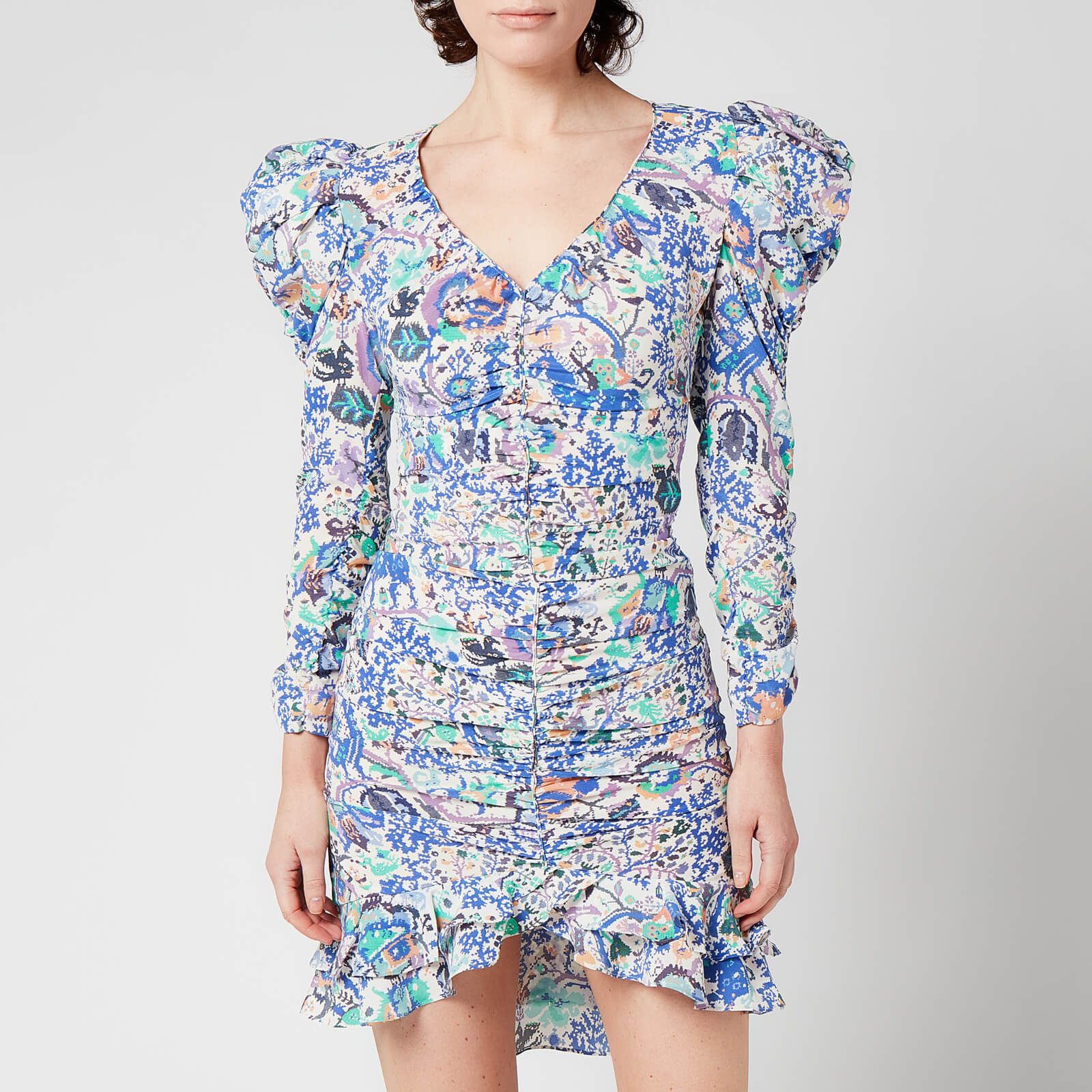 Isabel Marant Women's Bireya Mini Dress - Blue - FR 38/UK 10