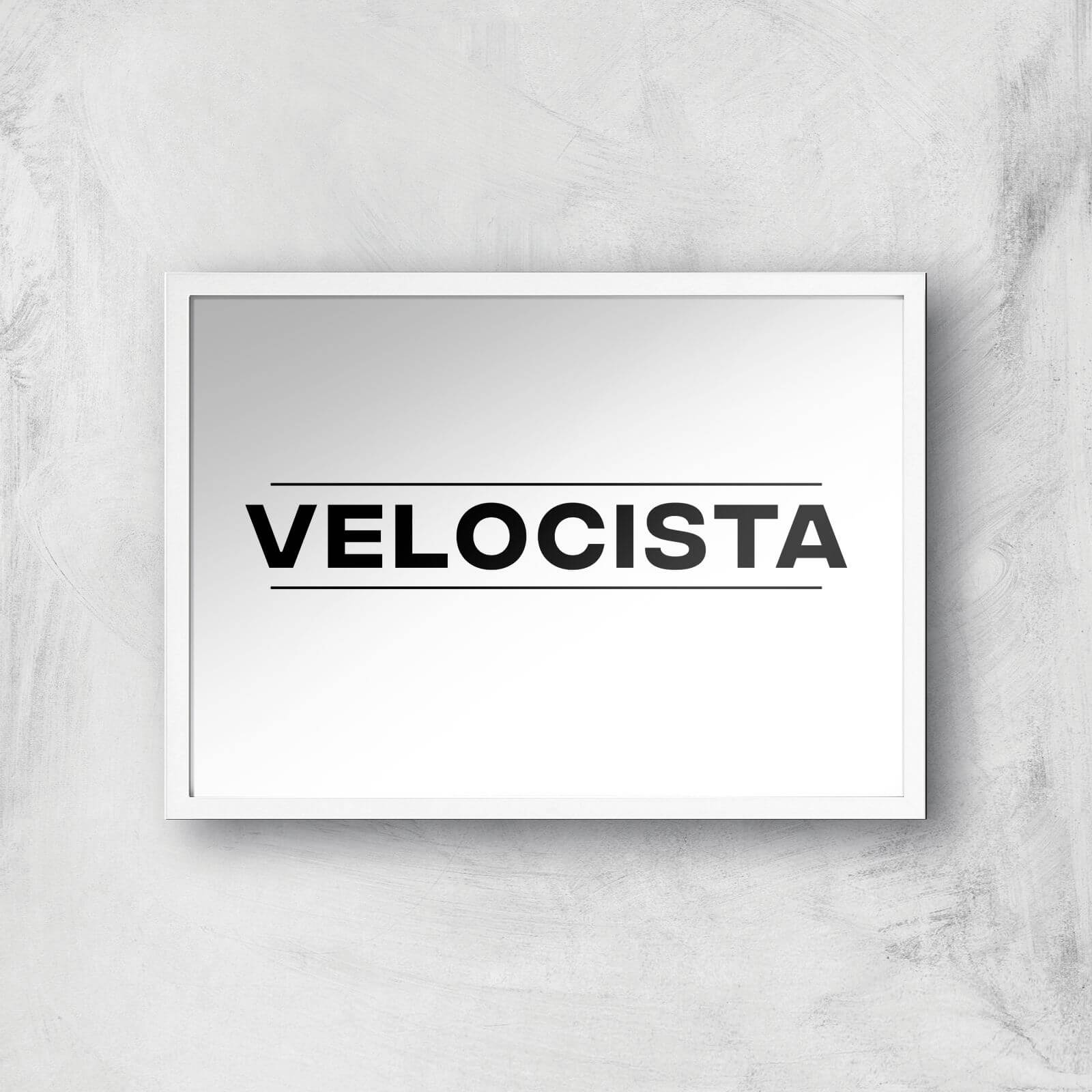 PBK Velocista Giclee Art Print - A4 - White Frame