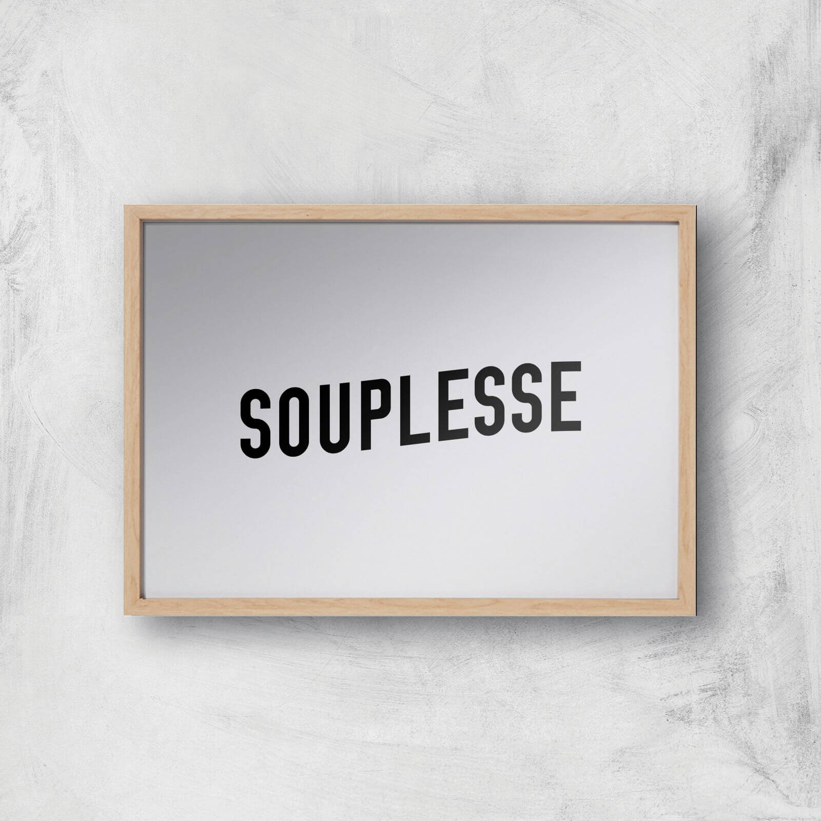 PBK Souplesse Giclee Art Print - A4 - Wooden Frame