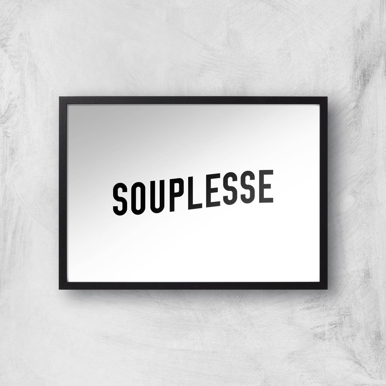 PBK Souplesse Giclee Art Print - A4 - Black Frame
