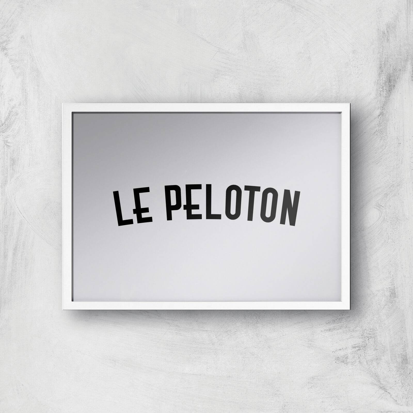 PBK Le Peloton Giclee Art Print - A2 - White Frame