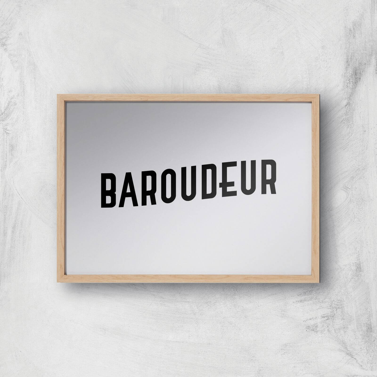 PBK Baroudeur Giclee Art Print - A4 - Wooden Frame