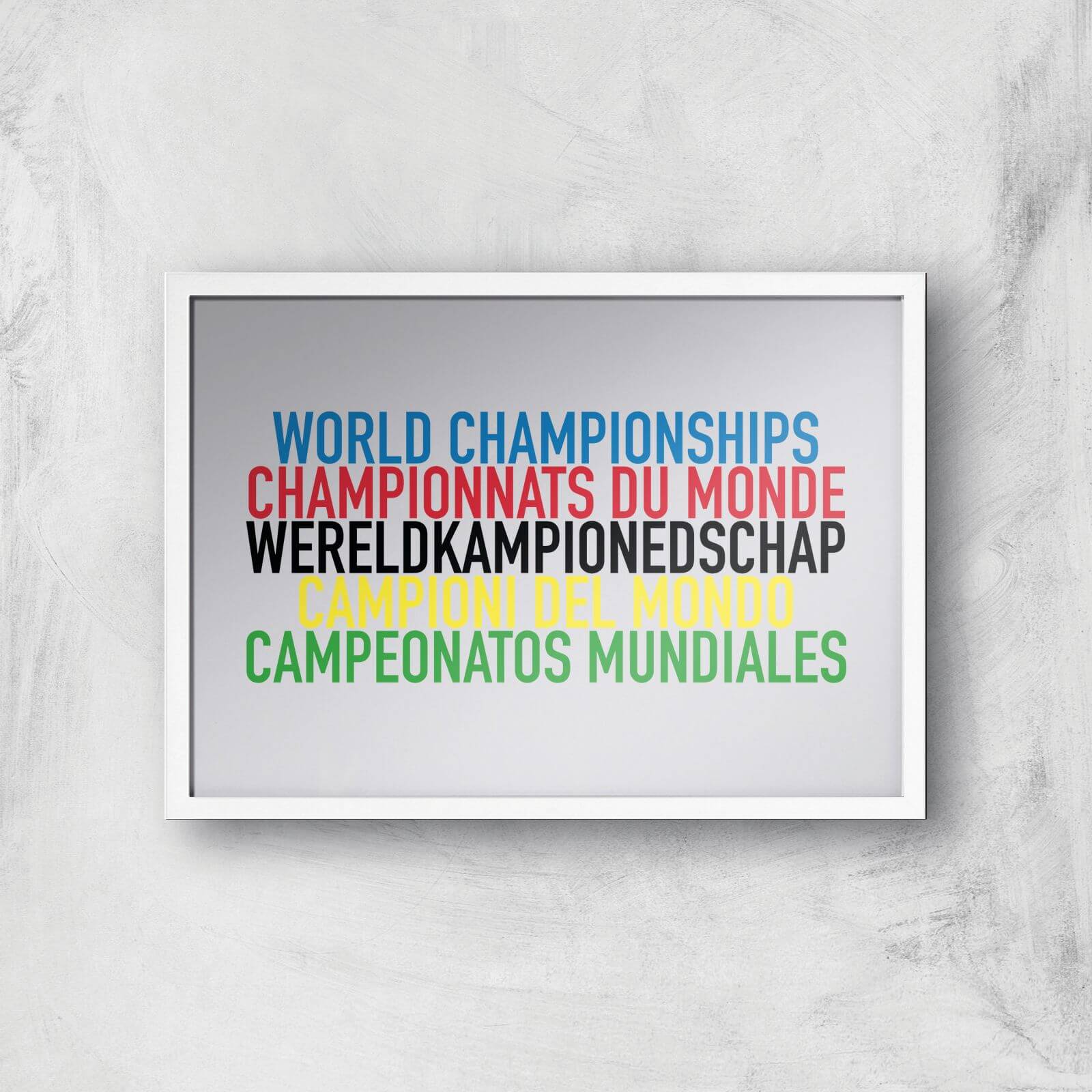 PBK World Championships Giclee Art Print - A4 - White Frame