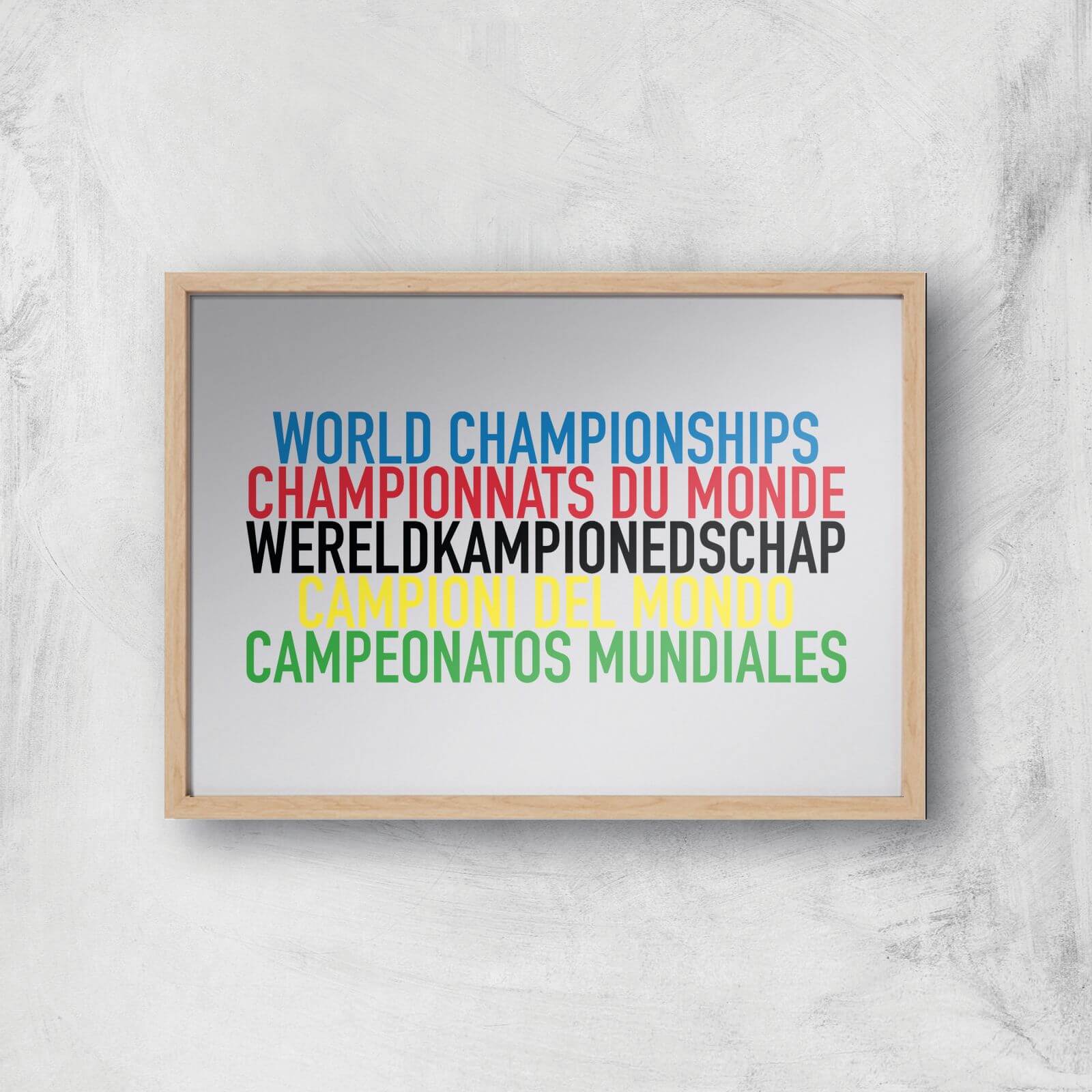 PBK World Championships Giclee Art Print - A2 - Wooden Frame