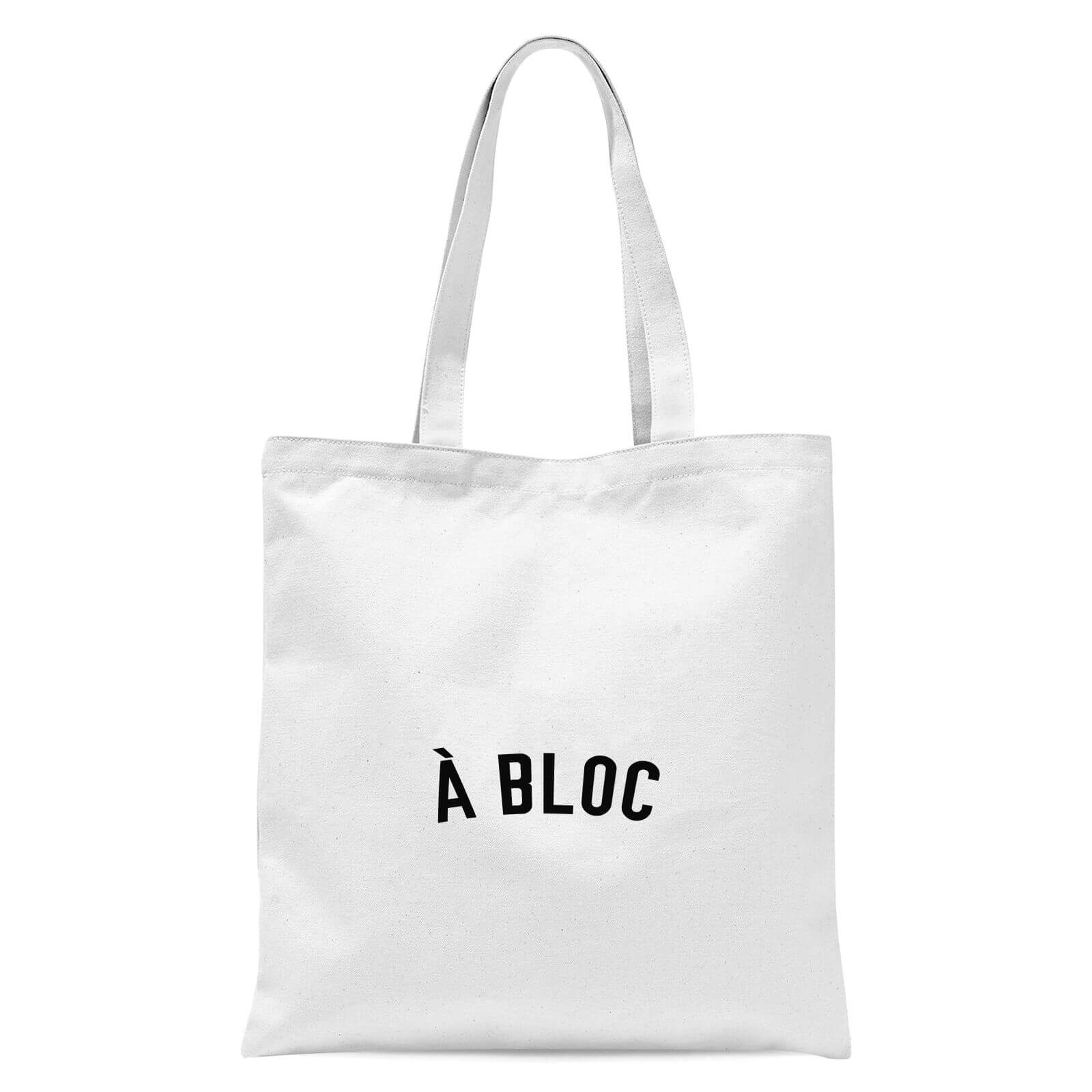 A Bloc Tote Bag - White
