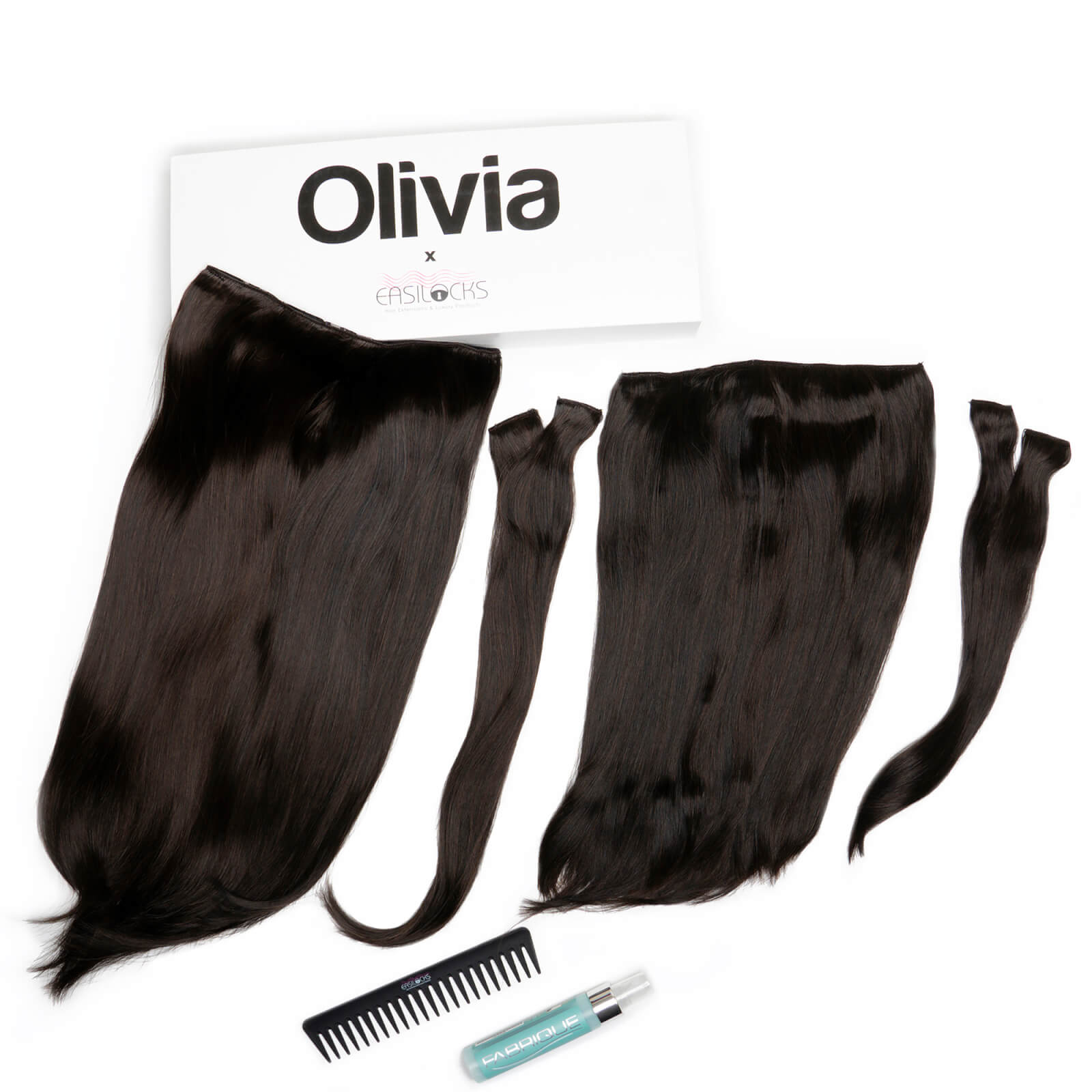 Olivia X Easilocks Straight Collection (Various Options) - Dark Chocolate