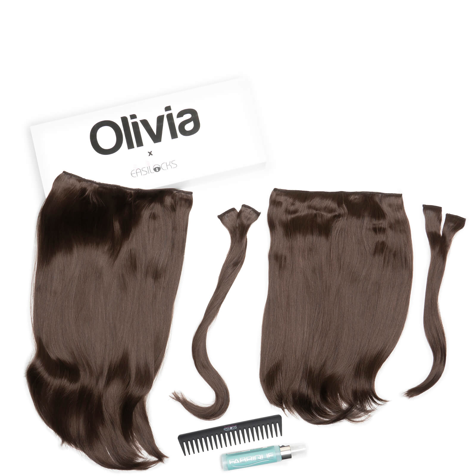 Olivia X Easilocks Straight Collection (Various Options) - Mocha Brown