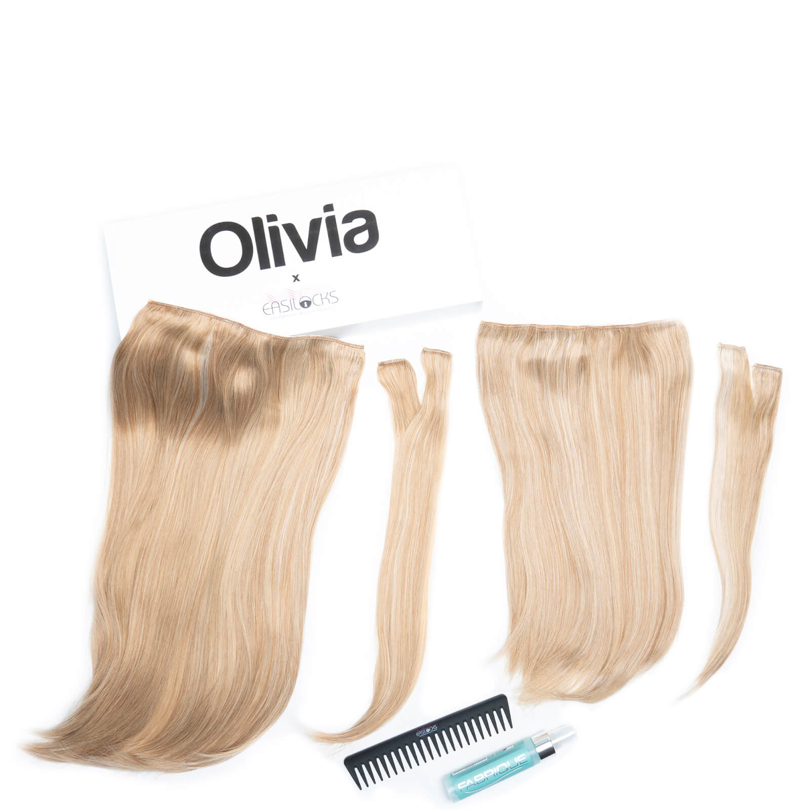 Olivia X Easilocks Straight Collection (Various Options) -  Ash Blonde