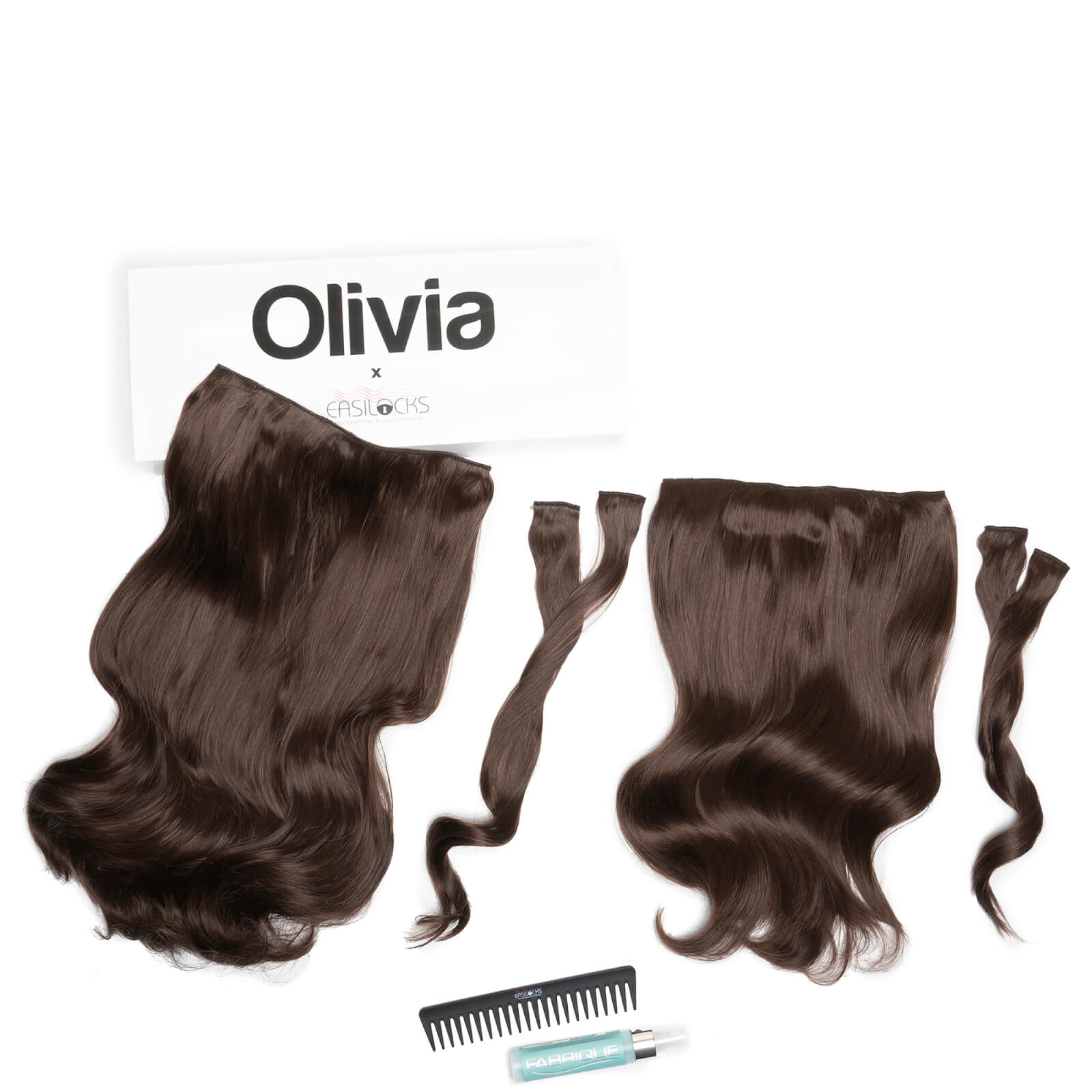 Olivia X Easilocks Wavy Collection (Various Options) - Mocha Brown