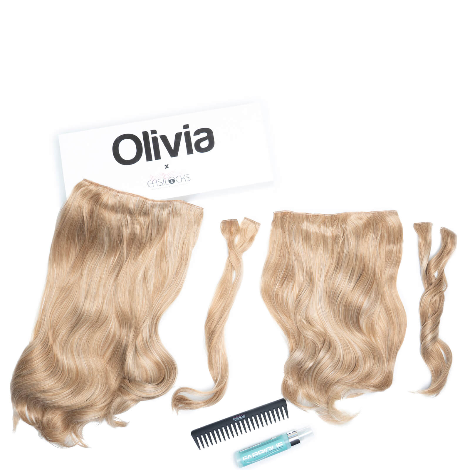 Olivia X Easilocks Wavy Collection (Various Options) - Ash Blonde