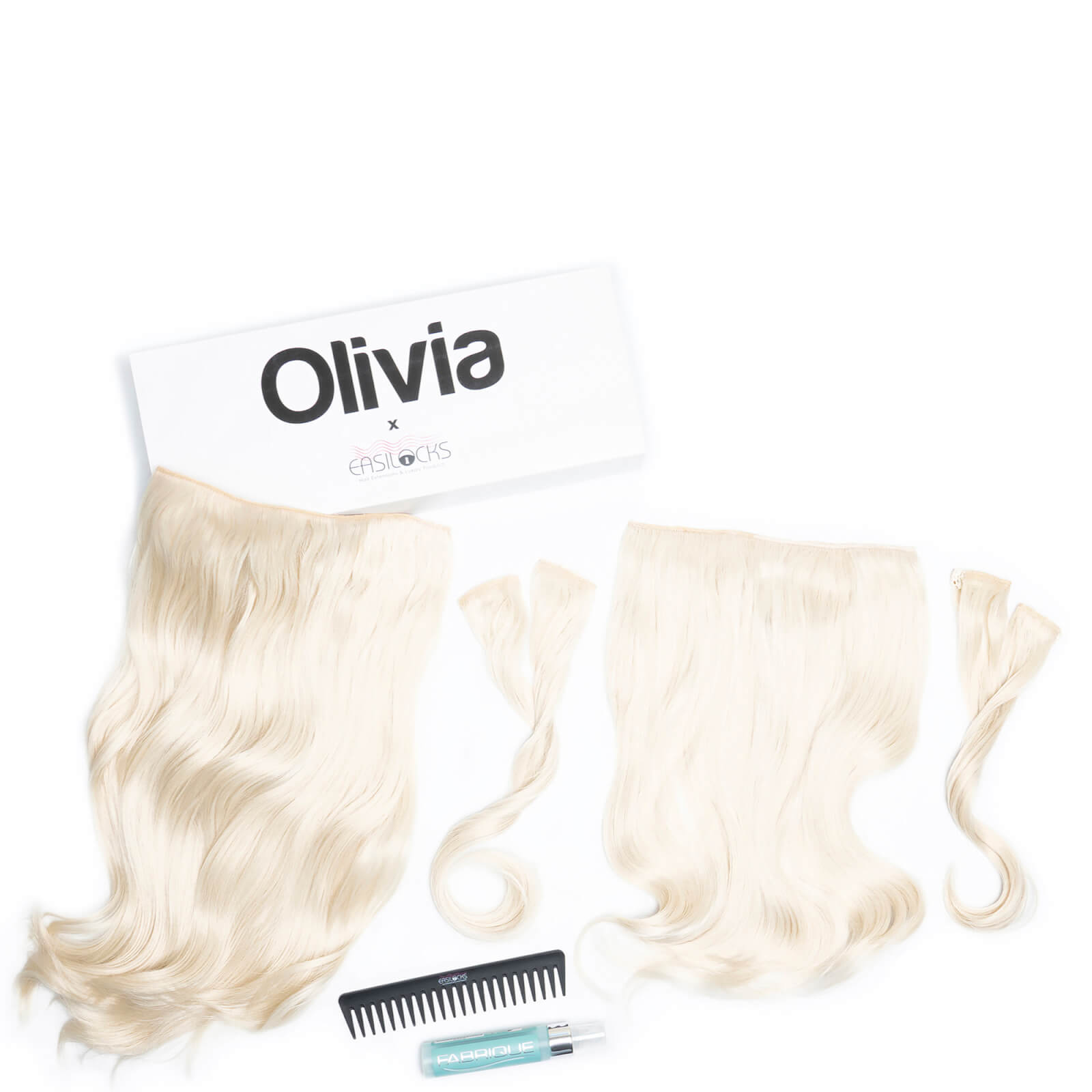 Olivia X Easilocks Wavy Collection (Various Options) - Ice Blonde