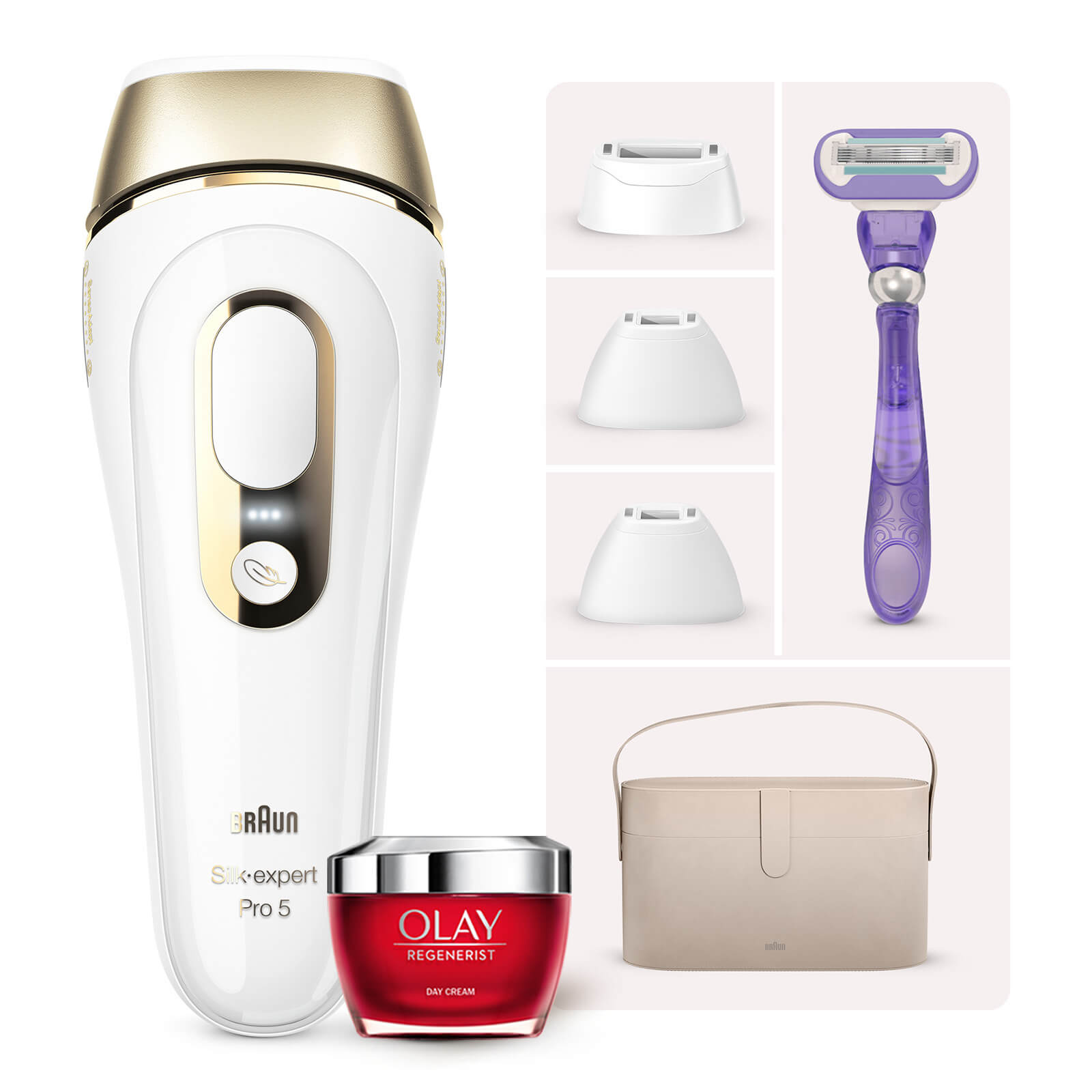 

Braun Silk-expert Pro 5 IPL with Free Gift, 3 Heads, Razor and Deluxe Pouch
