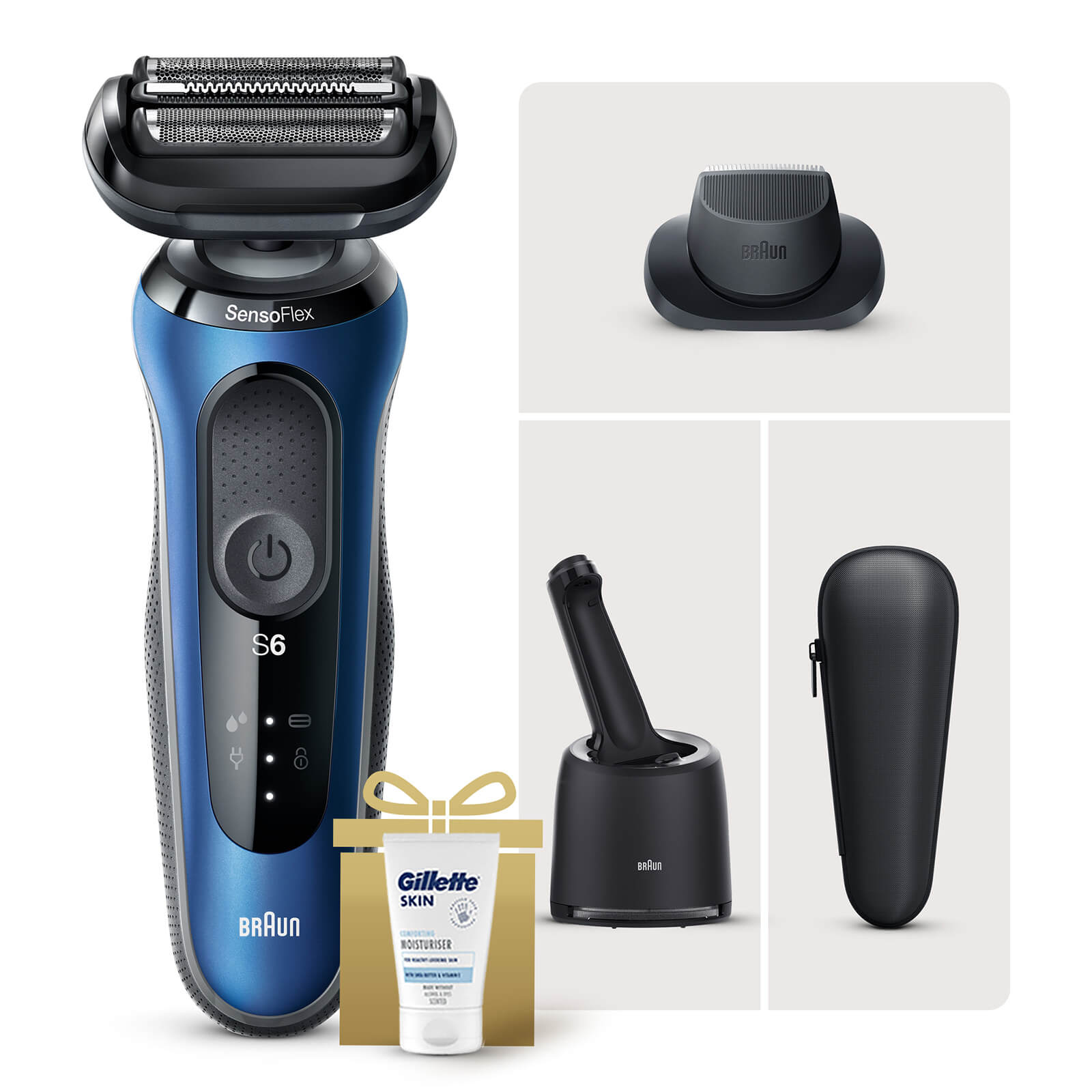 

Braun Series 6 Shaver with SmartCare Center and Precision Trimmer