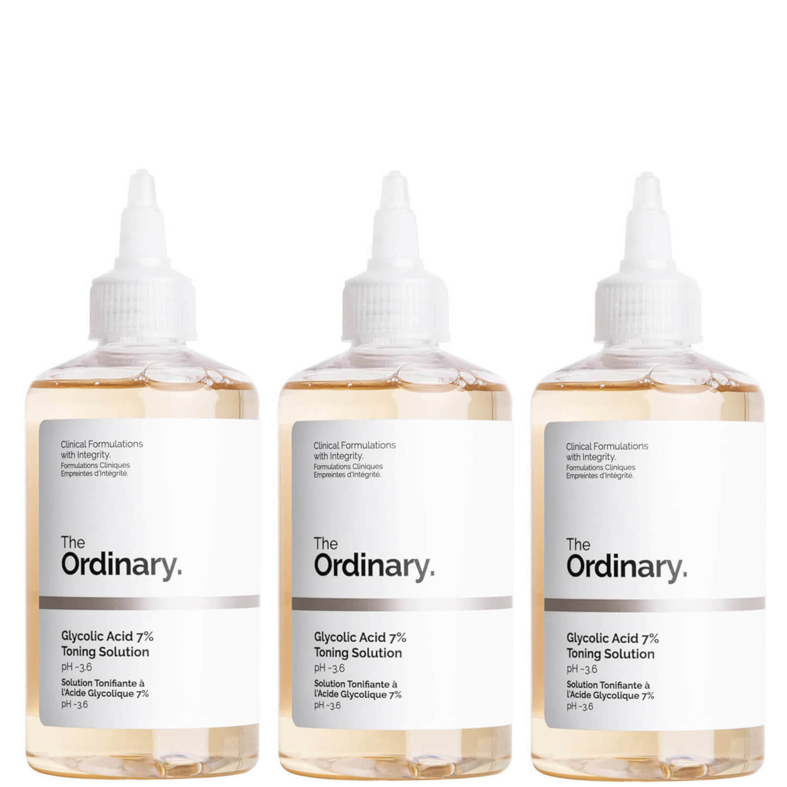 

The Ordinary Glycolic Acid 7% Toning Solution 240ml (Three Pack)