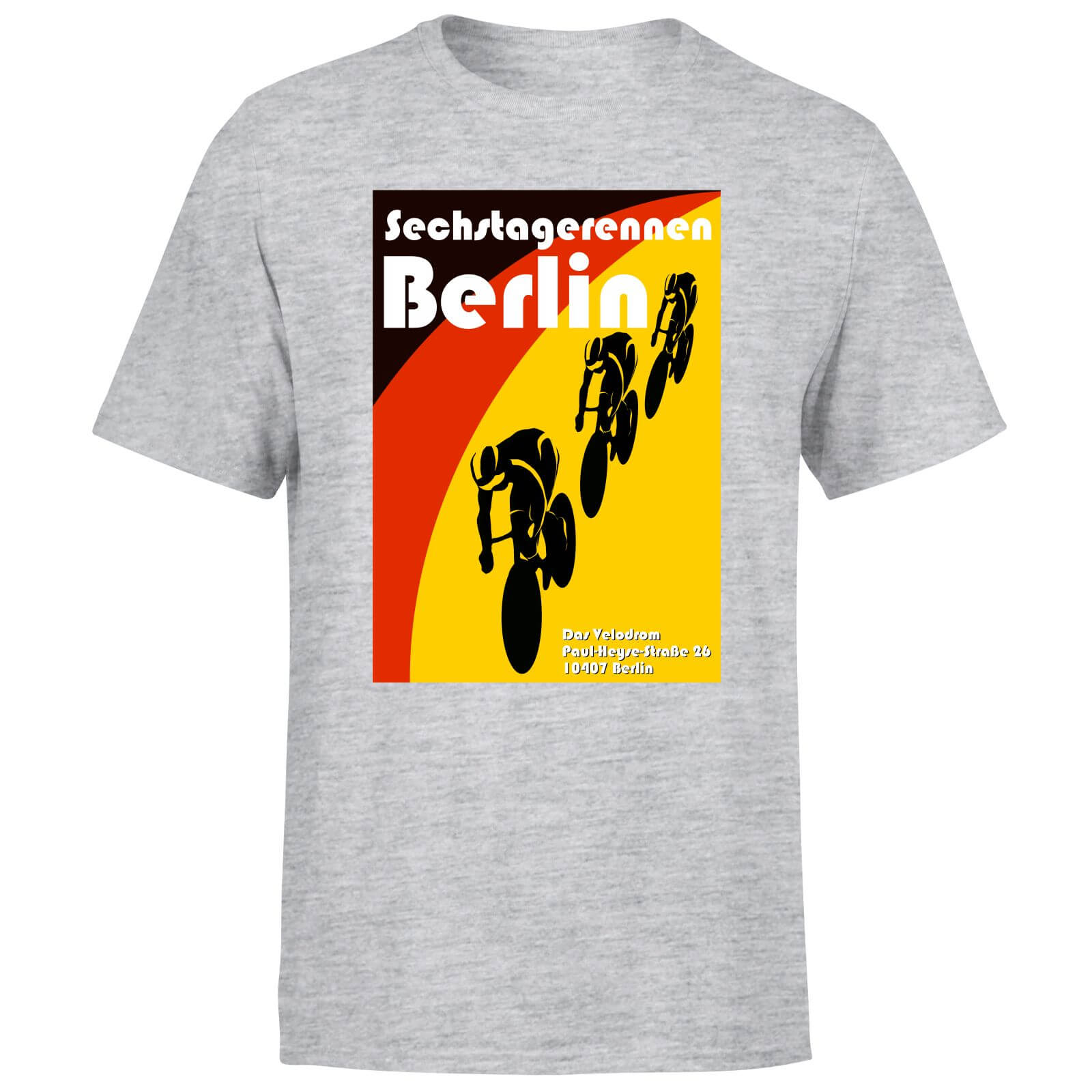 Six Days Berlin Men's T-Shirt - Grey - XL - Grey