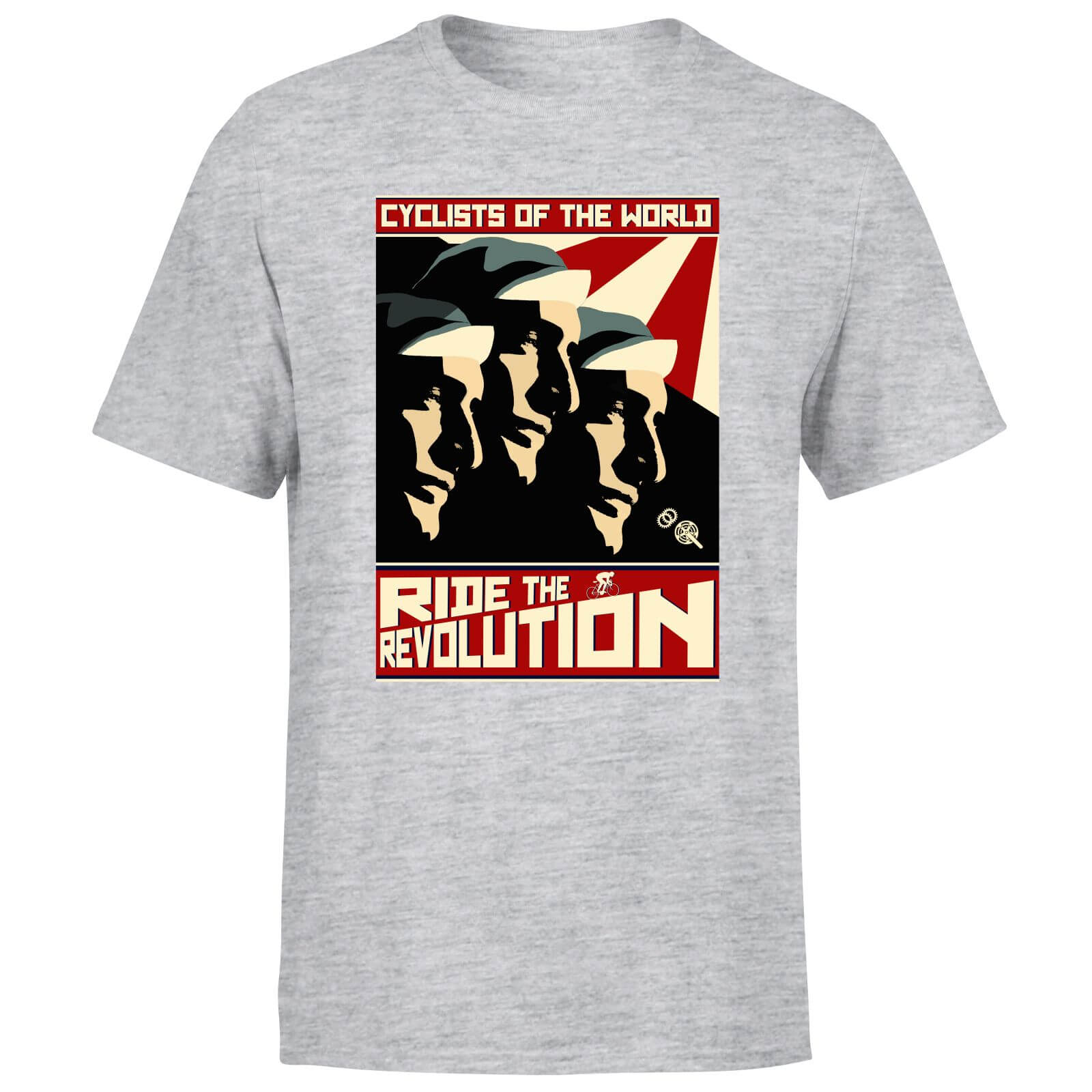 Revolution Men's T-Shirt - Grey - L - Grey