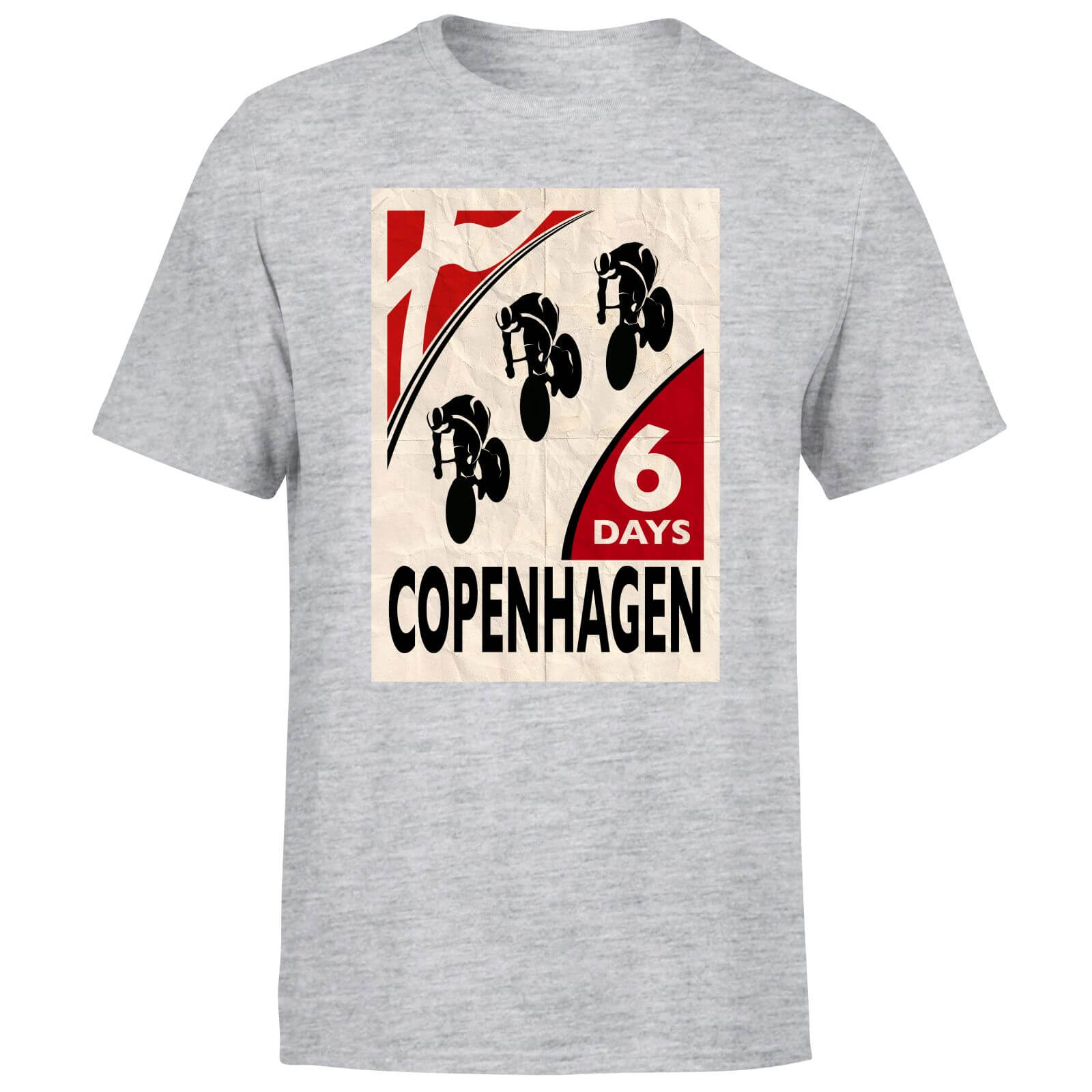 Six Days Copenhagen Men's T-Shirt - Grey - XL - Grey