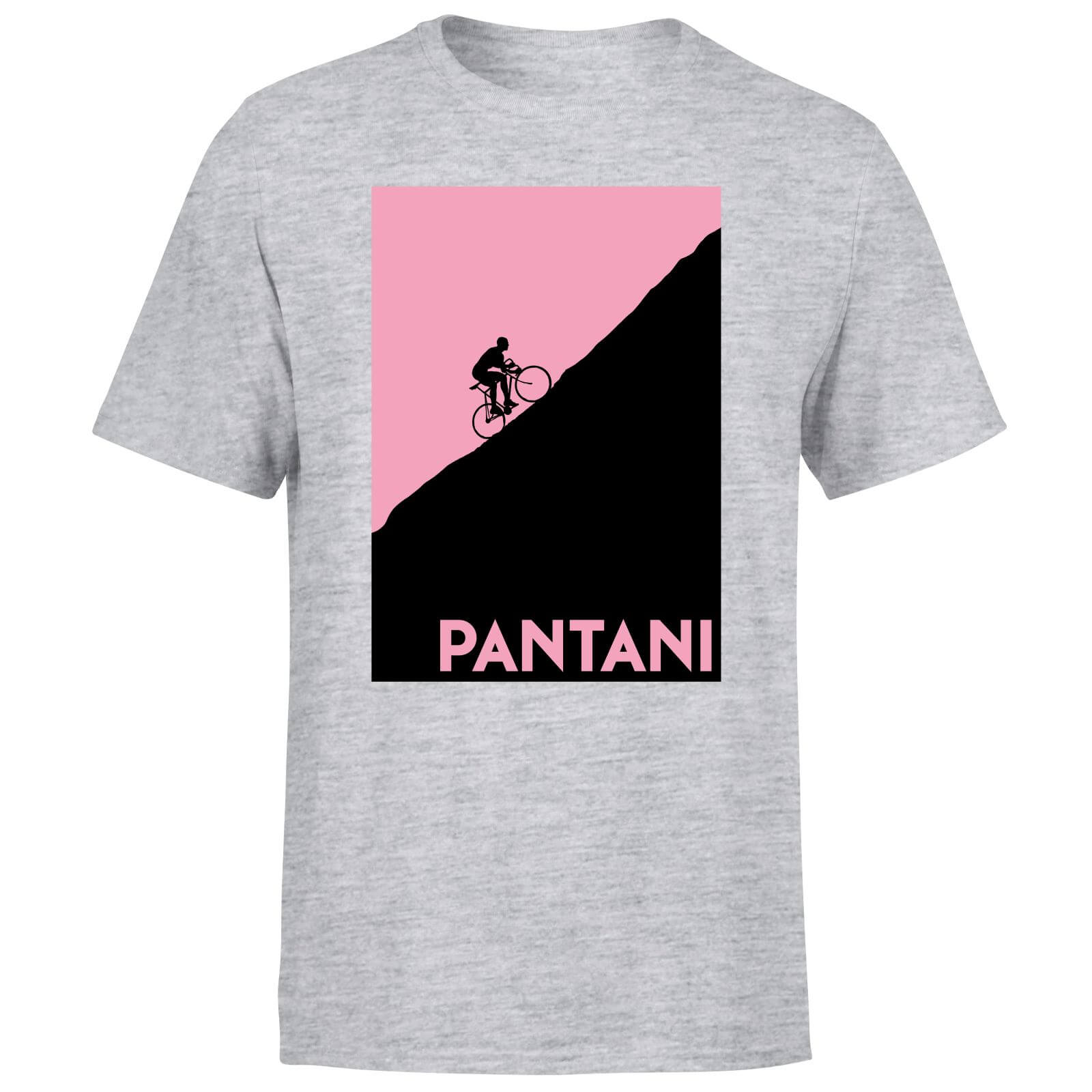 Pantani Men's T-Shirt - Grey - S - Grey
