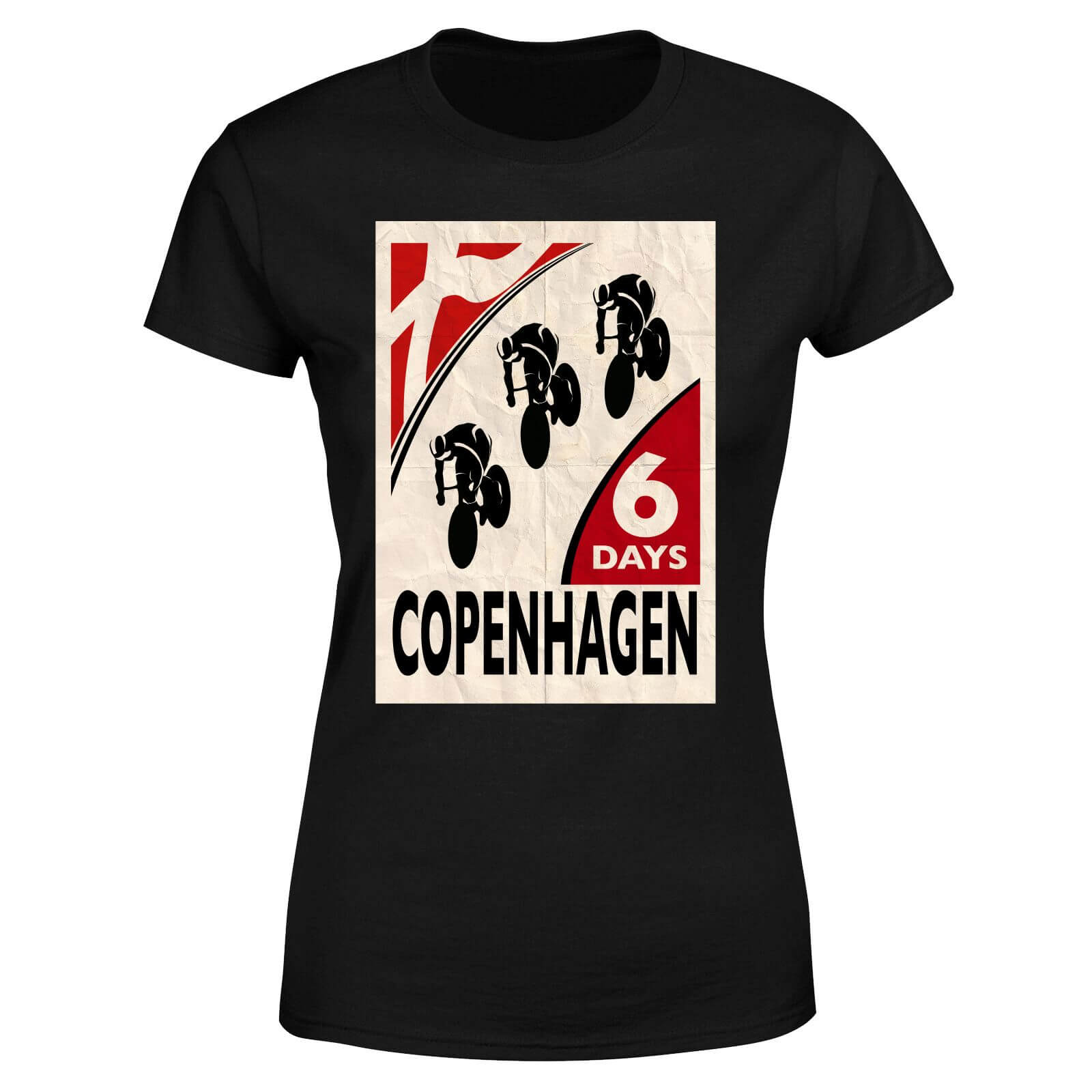 Six Days Copenhagen Women's T-Shirt - Black - XXL - Black