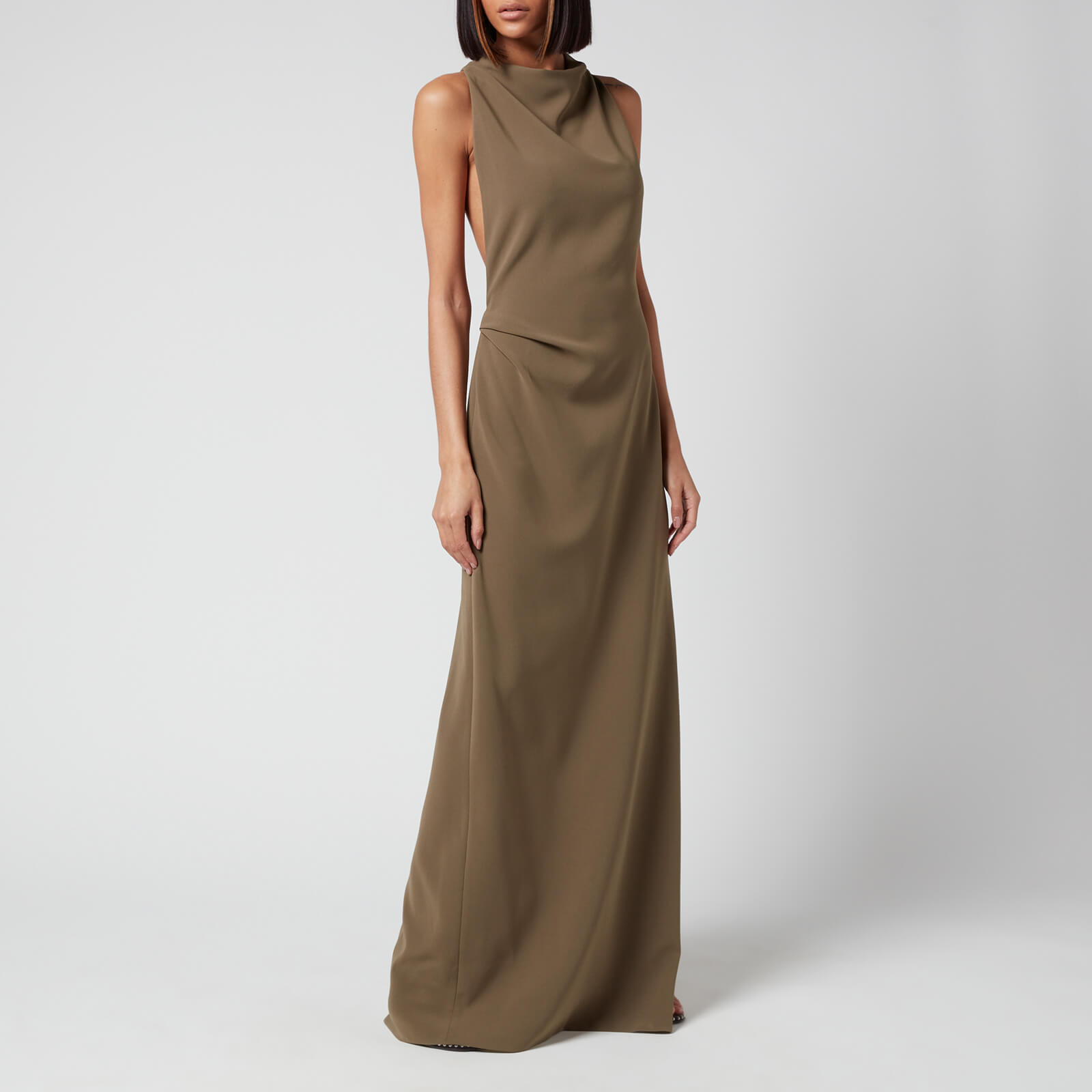Proenza Schouler Women's Matte Crepe Backless Dress - Mushroom - US 6/UK 10