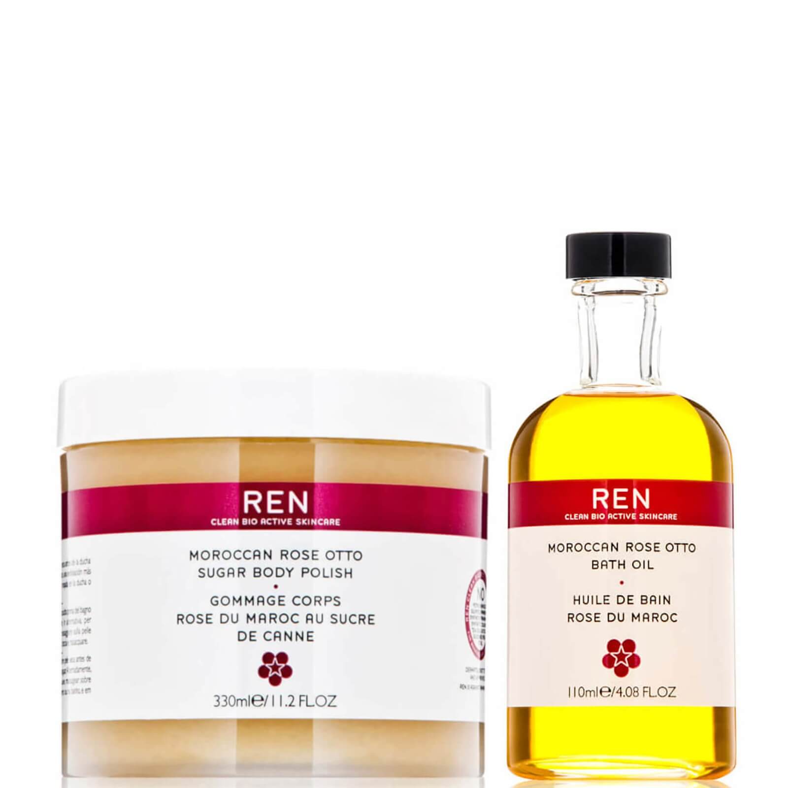 REN Clean Skincare Moroccan Rose Bath and Body Duo