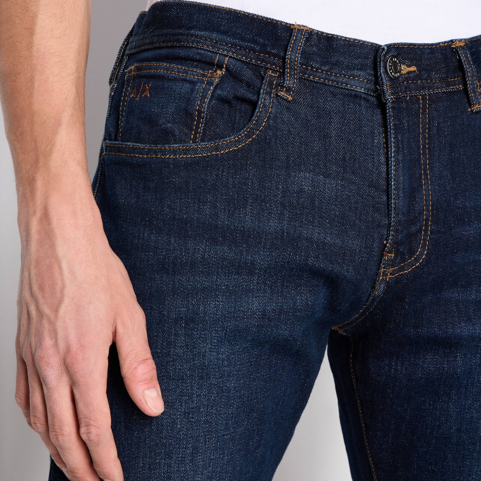 armani exchange denim slim-fit jeans - w30/l32