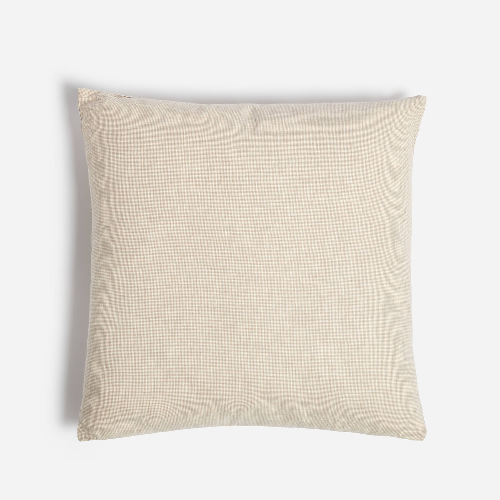 in home Linen Cotton Cushion - Natural - 50x50cm