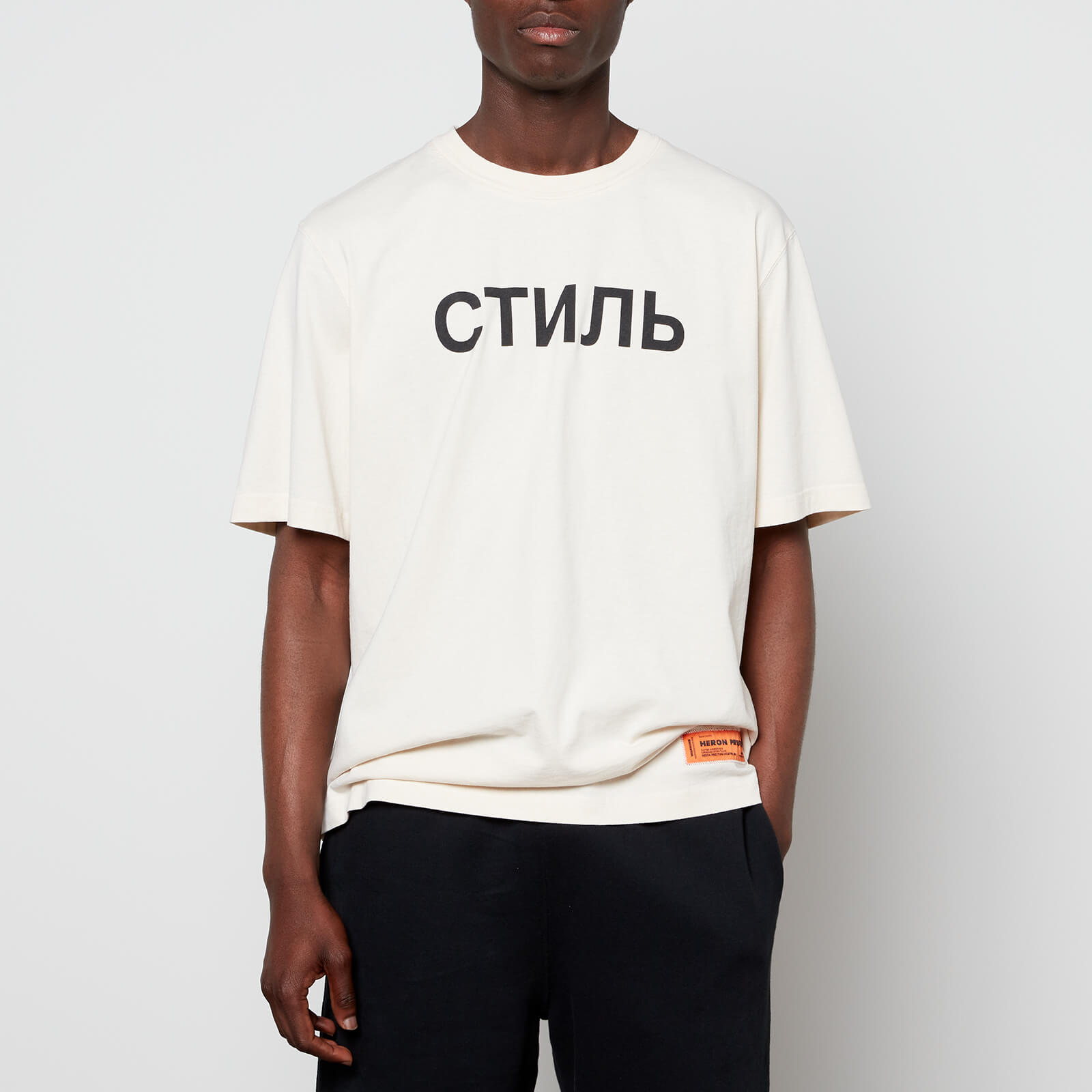 Heron Preston Men's Ctnmb Logo T-Shirt - White - S