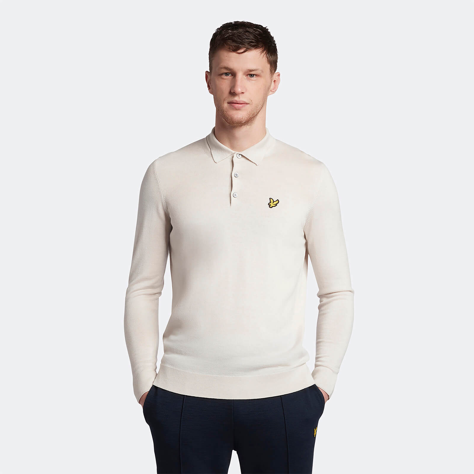 

Knitted Merino Polo - M