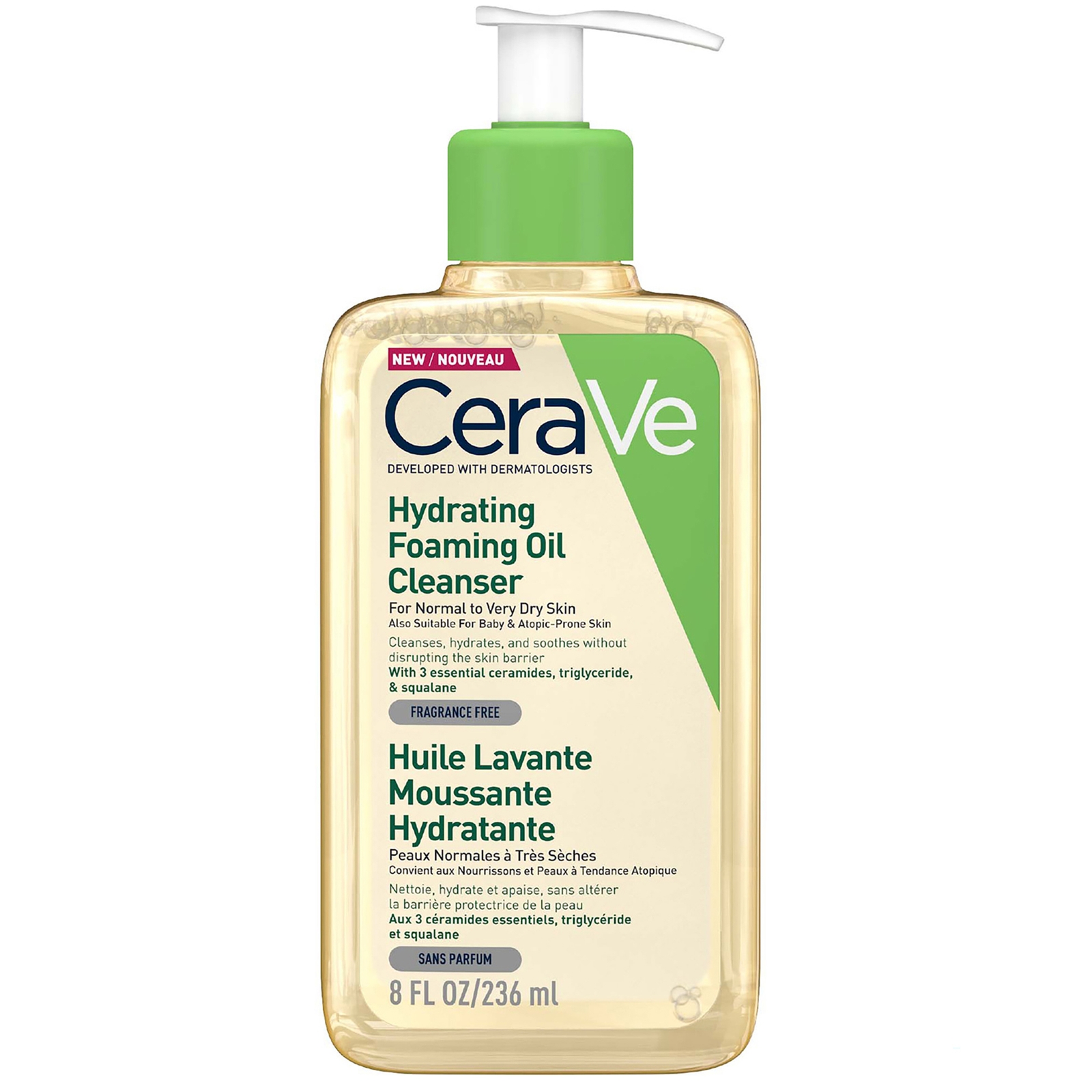 CeraVe Hydrating Foaming Oil Cleanser 236ml