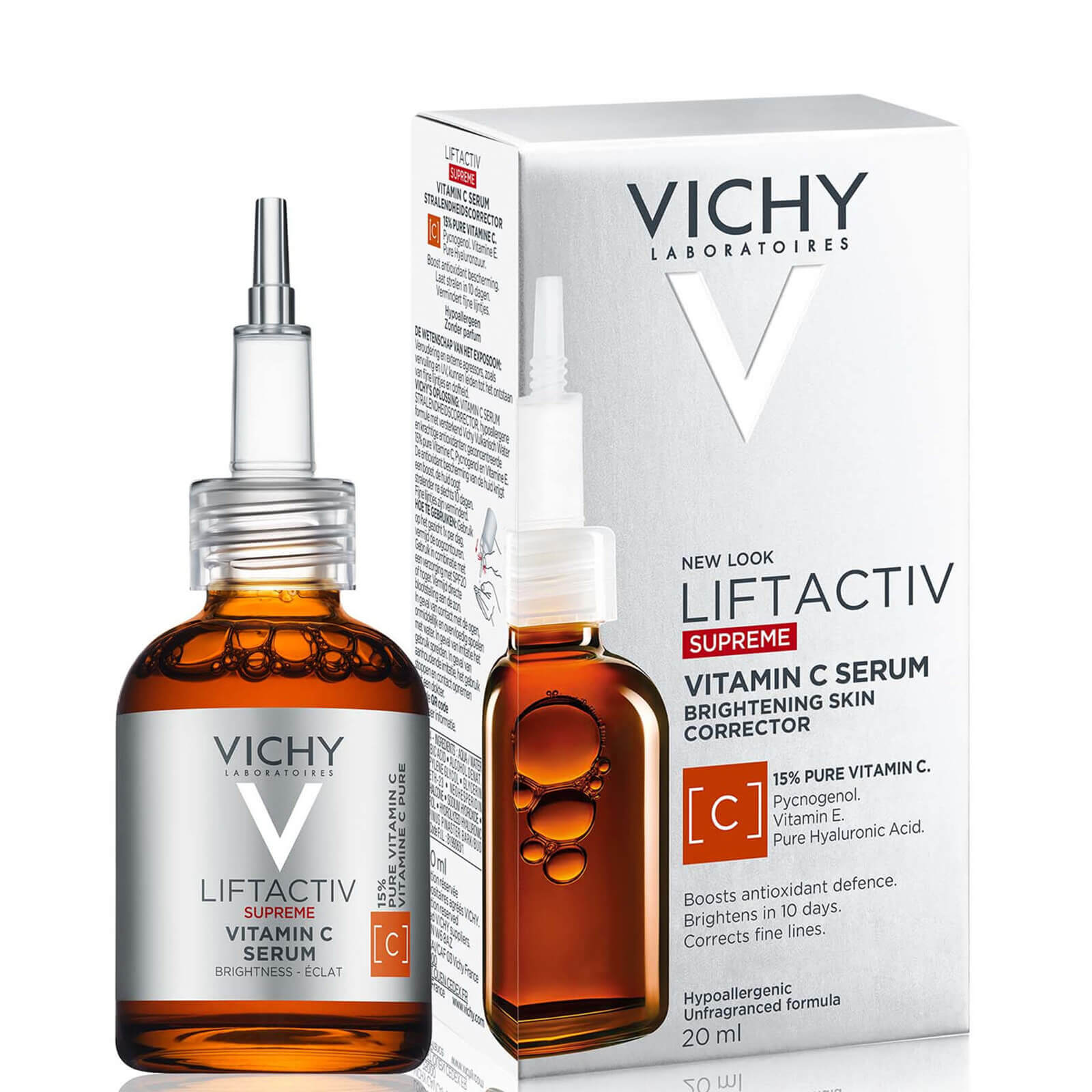 Vichy Liftactiv Brightening And Anti-aging Vitamin C Serum With 15% Pure Vitamin C (0.67 Fl. Oz.)