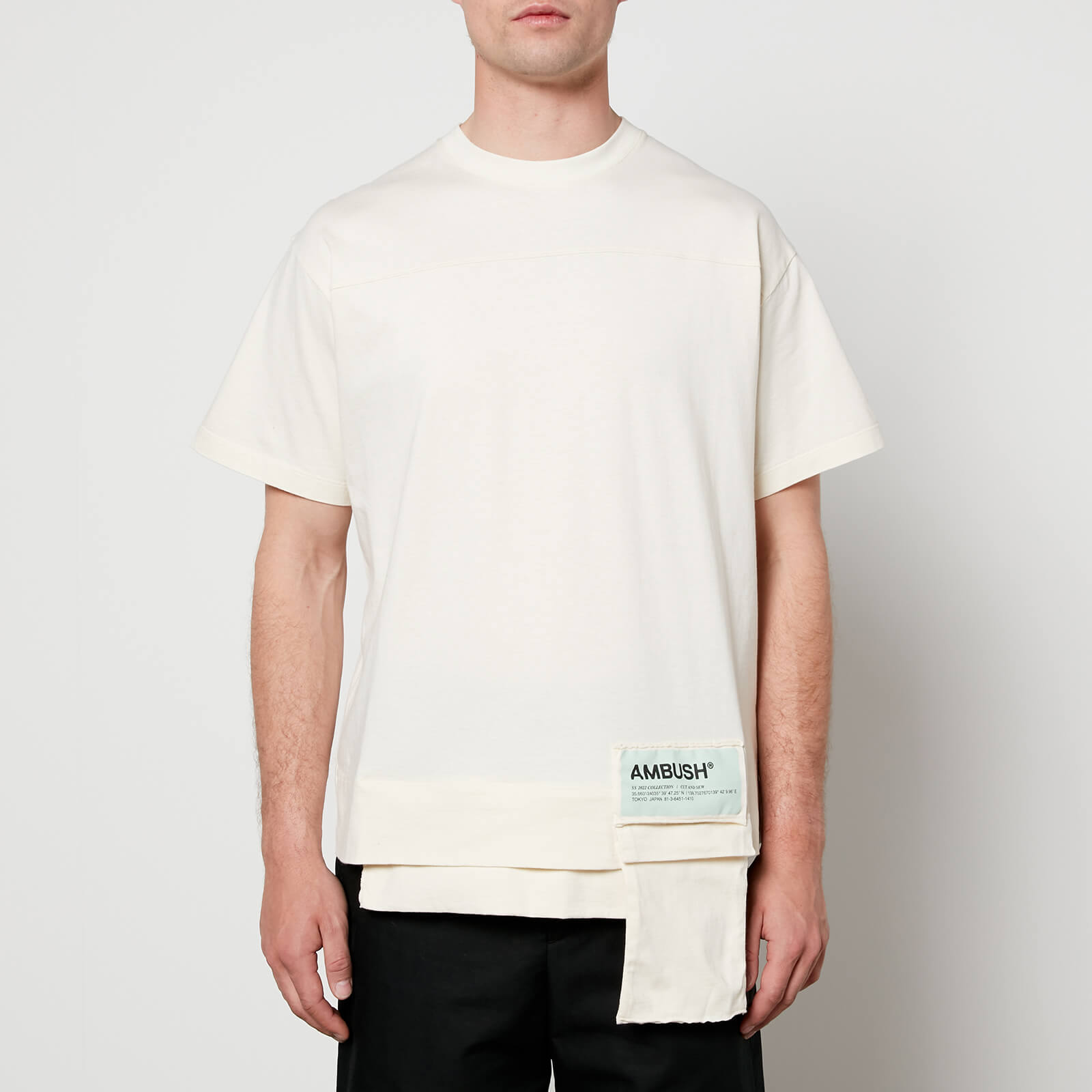 AMBUSH Men's Waist Pocket T-Shirt - White - S