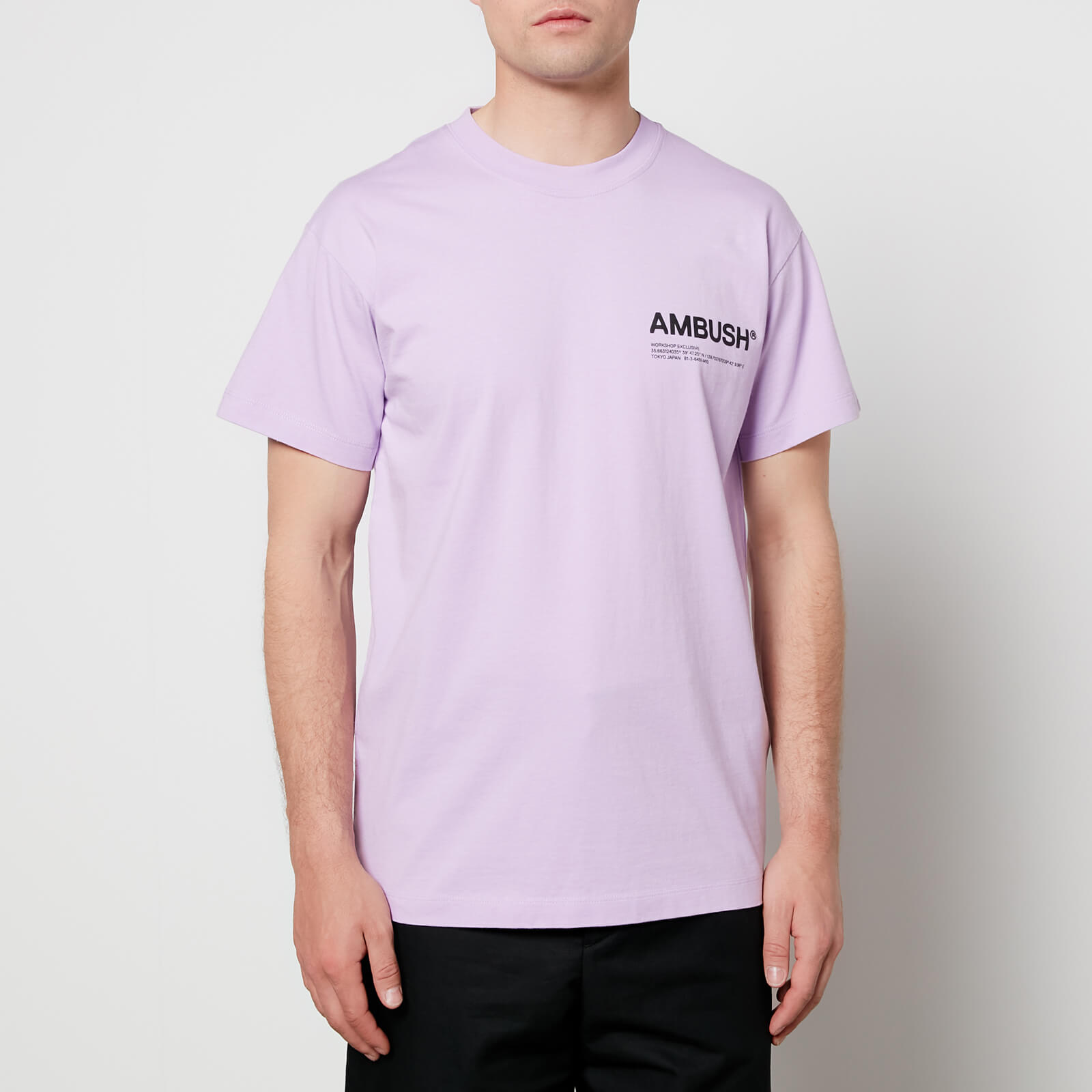 AMBUSH Men's Jersey Workshop T-Shirt - Lavender - S