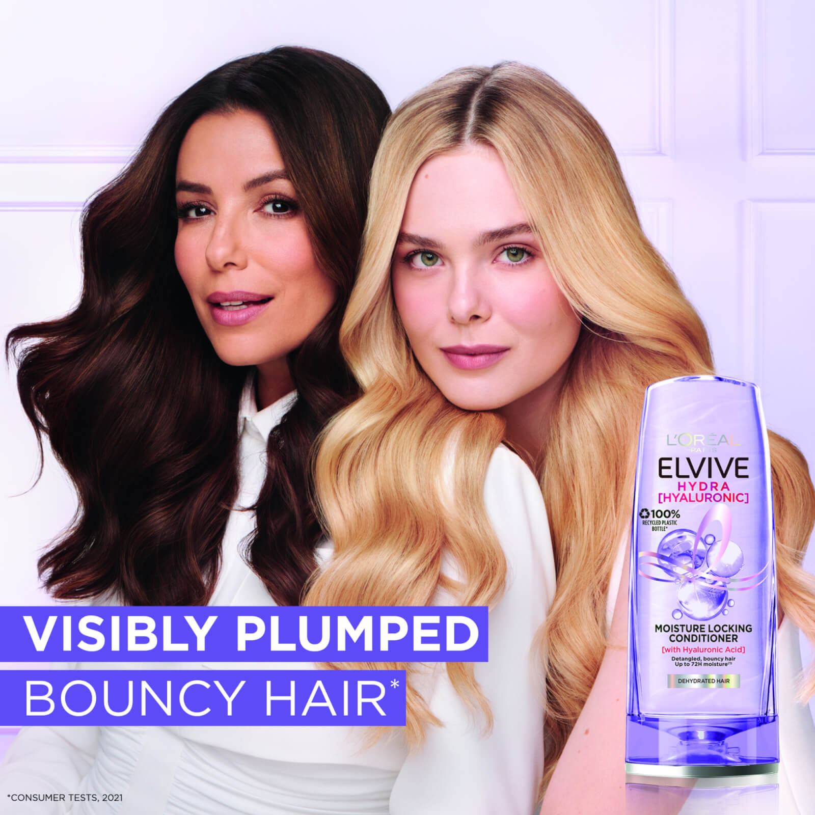 Thumbnail - L'Oréal Elvive Hydra Hyaluronic Acid Conditioner (Various Sizes) - 400ml