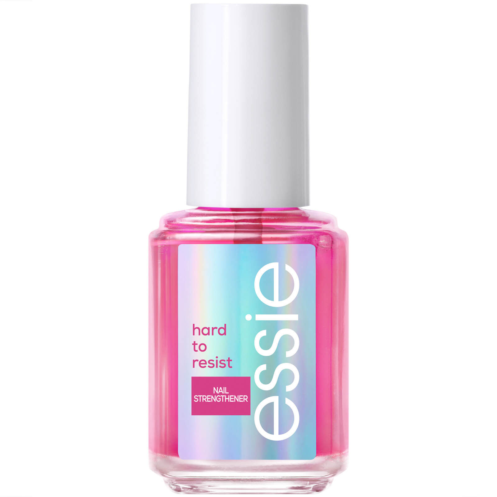 Image of essie Nail Care Hard to Resist Nail Strengthener - Pink Tint 13.5ml