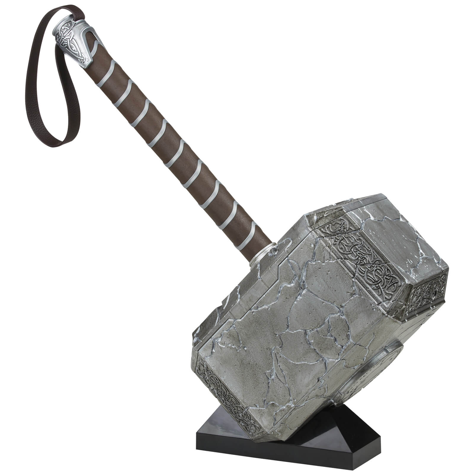 Hasbro Marvel Legends Series Mighty Thor Mjolnir Premium Electronic Roleplay Hammer 1:1 Scale Replica