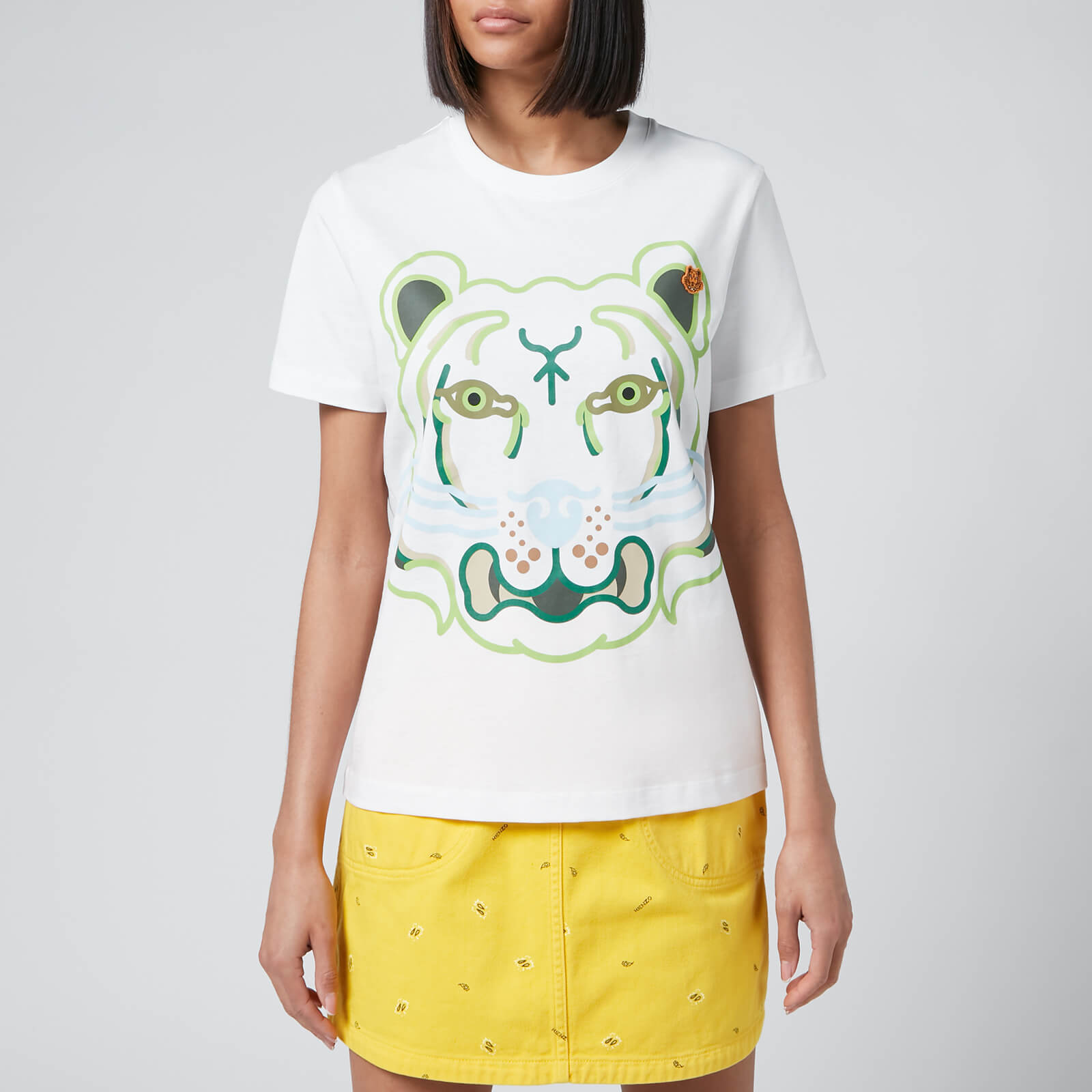 KENZO Women's K-Tiger Loose T-Shirt - White - XS