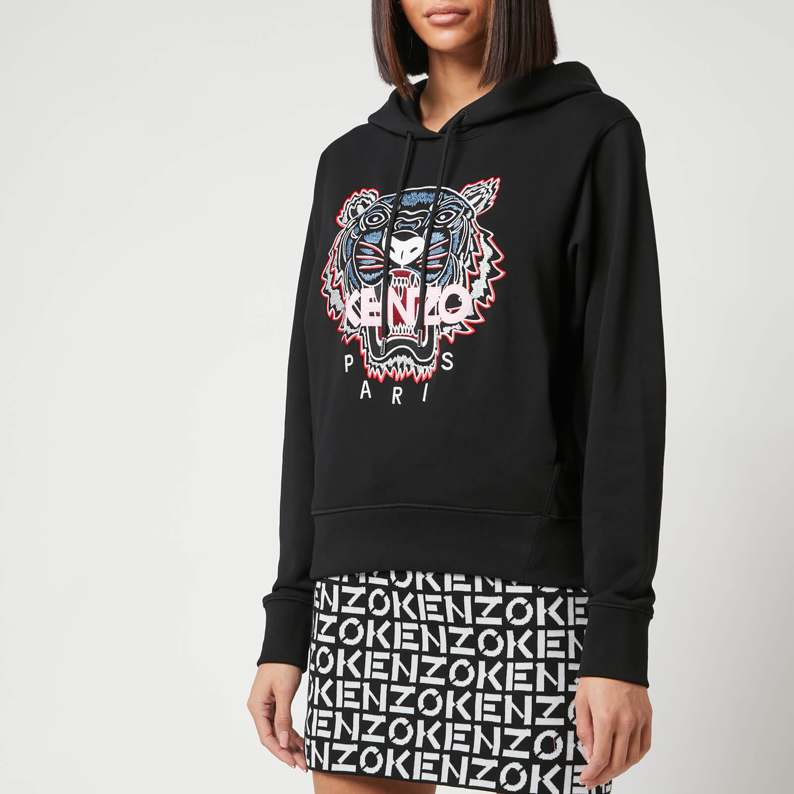 KENZO Women's Tiger Classic Hoodie - Black - XS