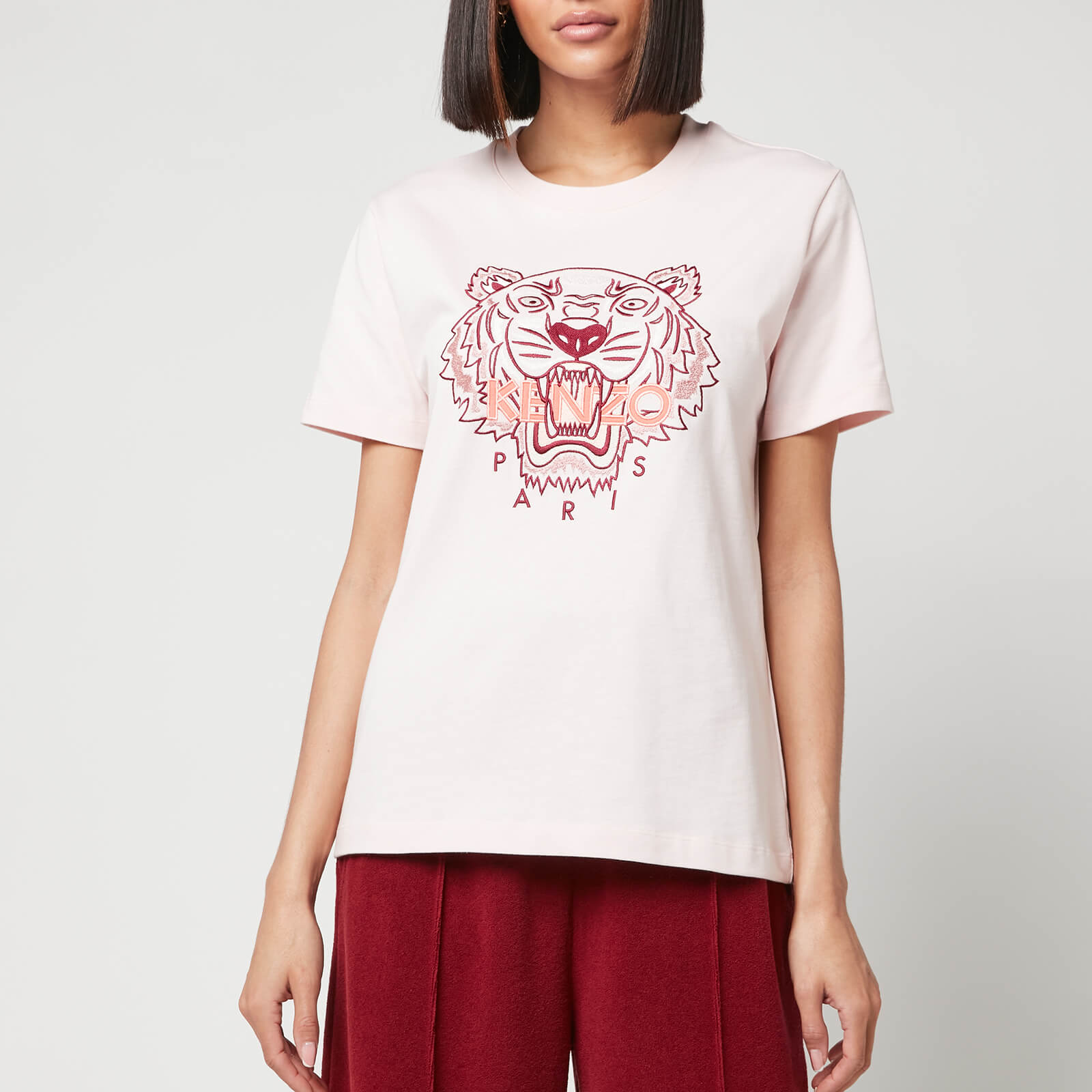 KENZO Women's Tiger Loose T-Shirt - Faded Pink - XS